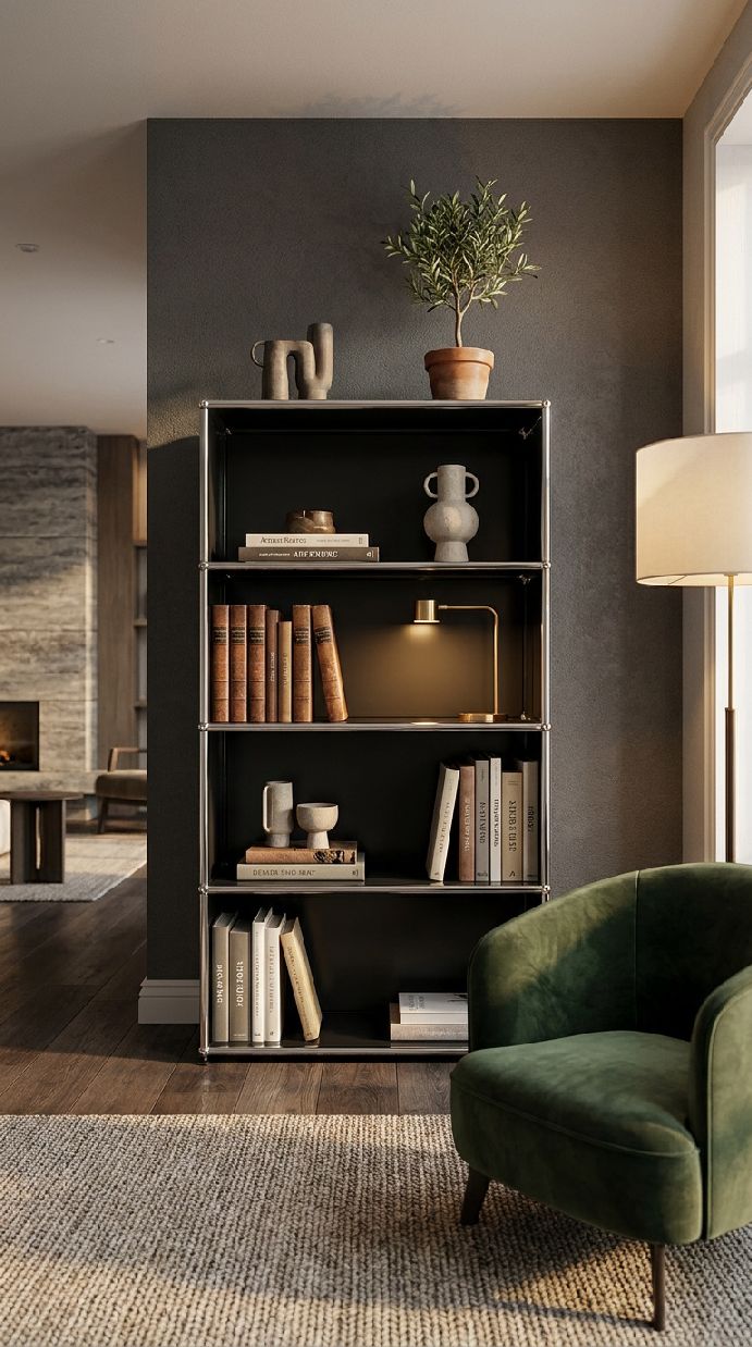 USM Haller Shelf Open H 144 cm