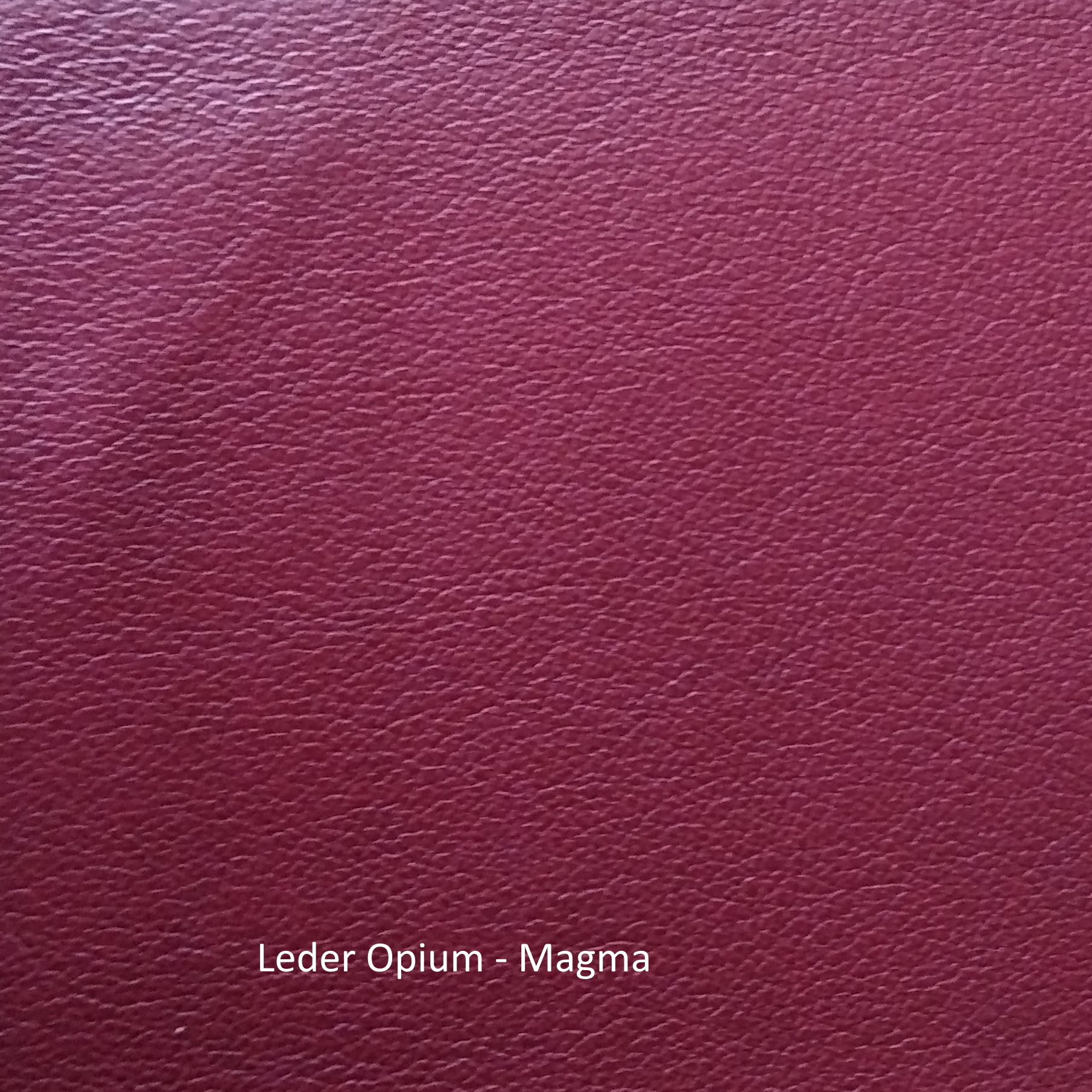 Leather samples Opium Freifrau Manufaktur