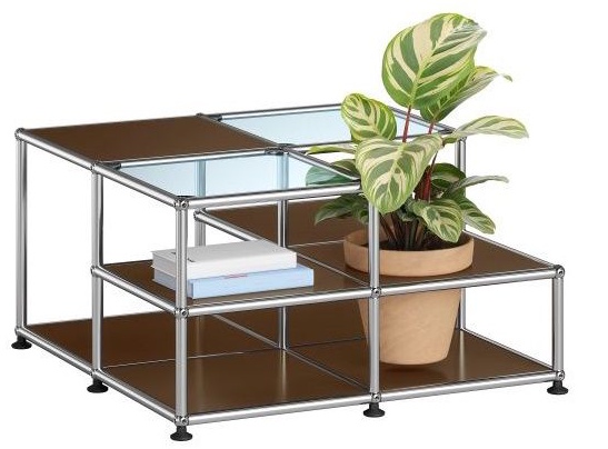 Side table with plant element USM Haller