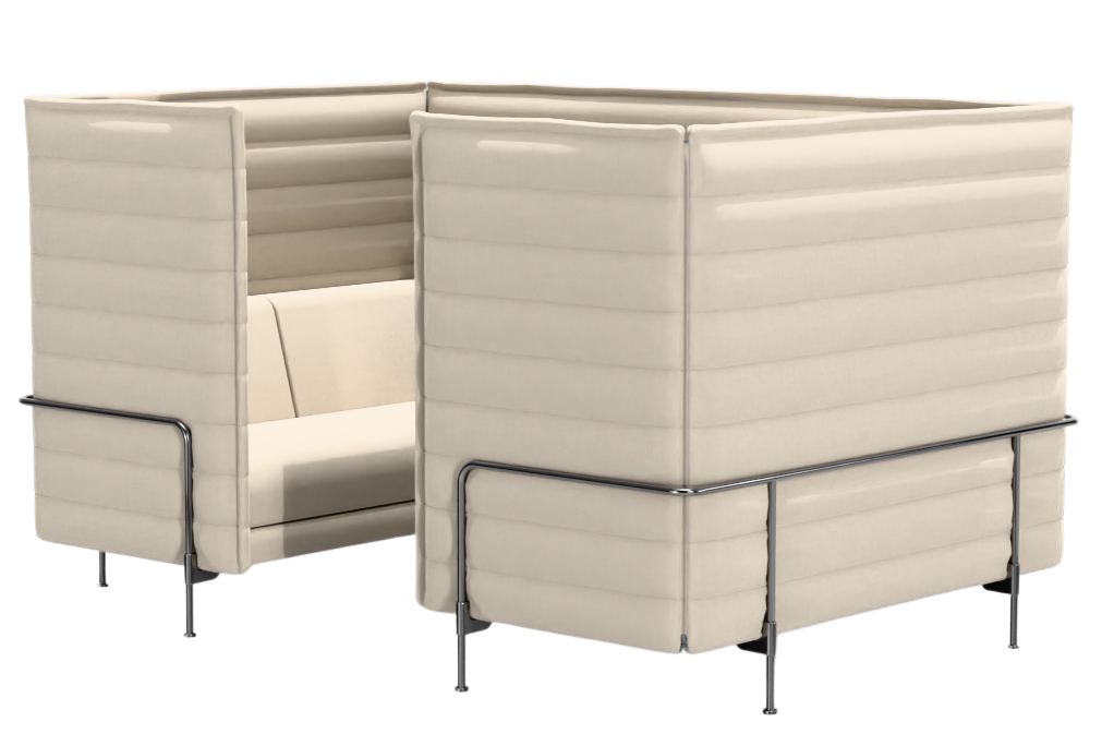 Alcove Cabin 2-seater highback sofa Vitra