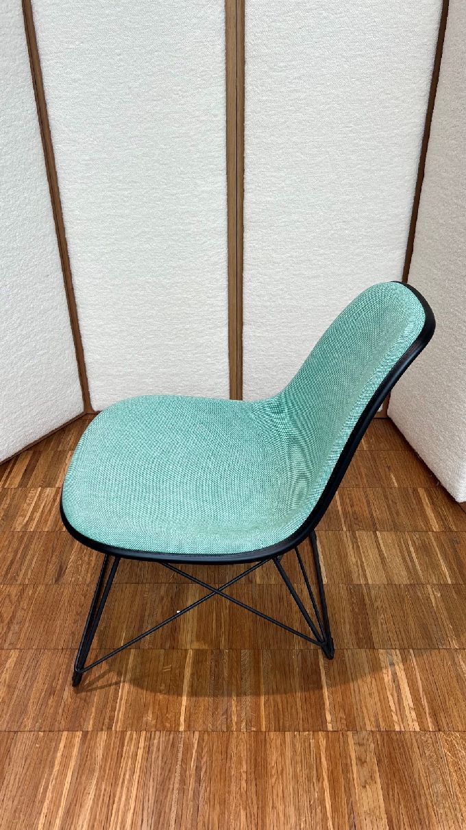 Eames Plastic Side Chair LSR Fully Upholstered Chair Vitra EXHIBITION PIECES