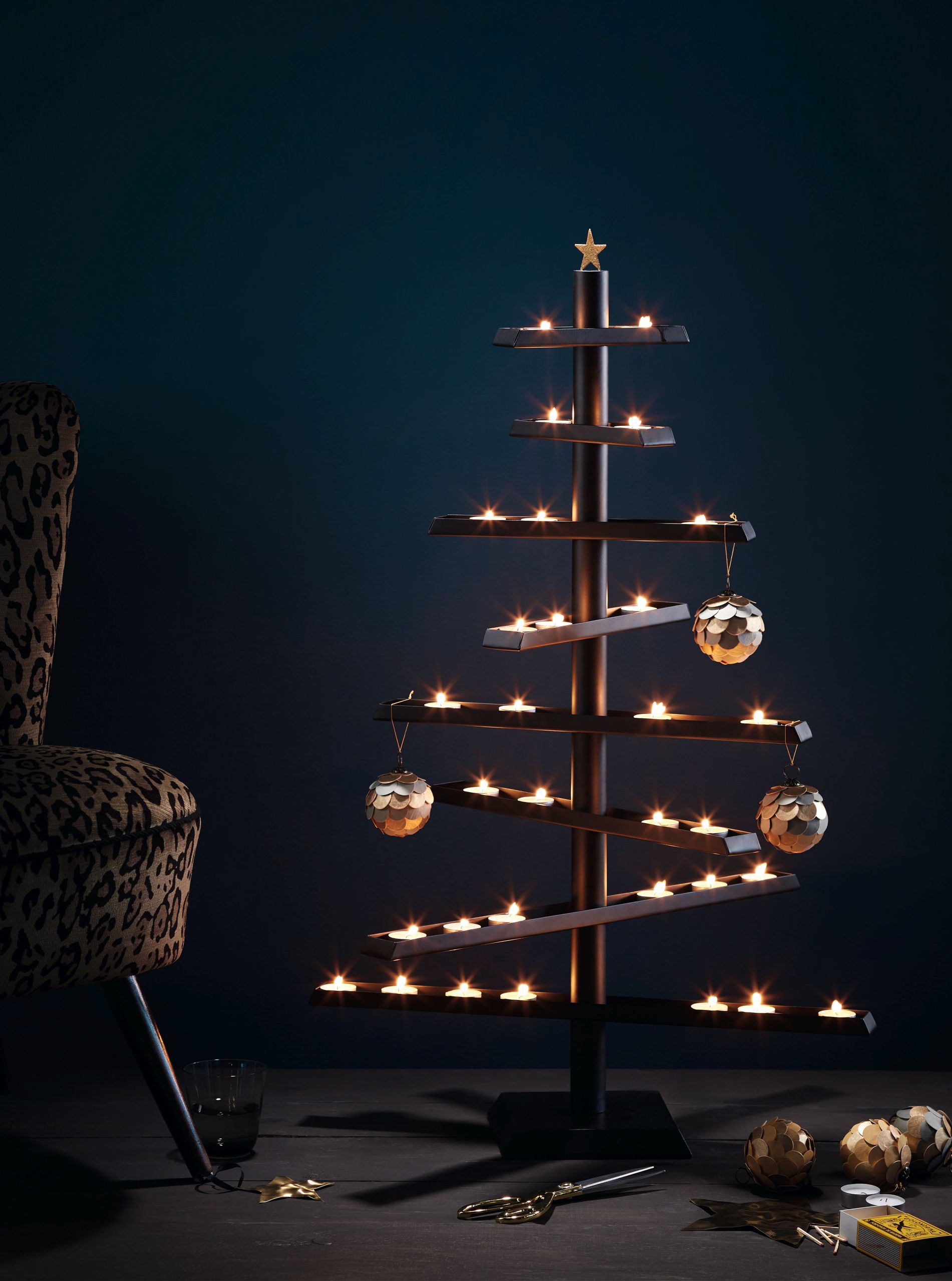 Soho Christmas tree for tea lights Philippi 