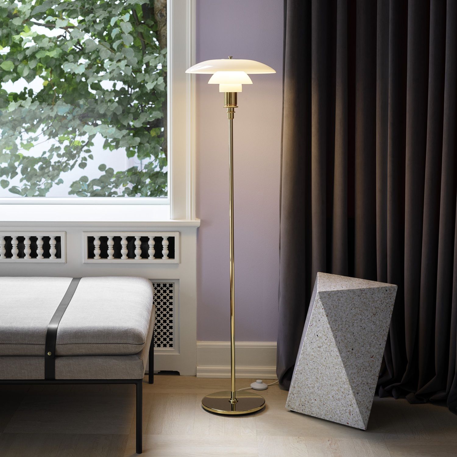PH 3 1/2 - 2 1/2 Floor Lamp Louis Poulsen