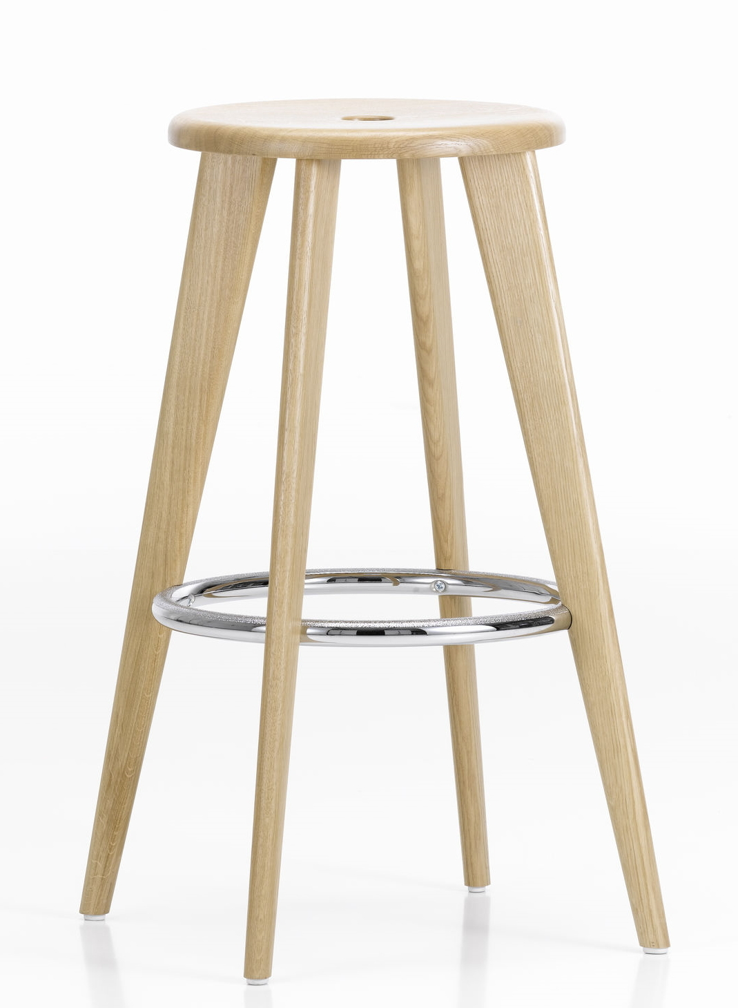 Tabouret Haut Bar stool Vitra Natural oak