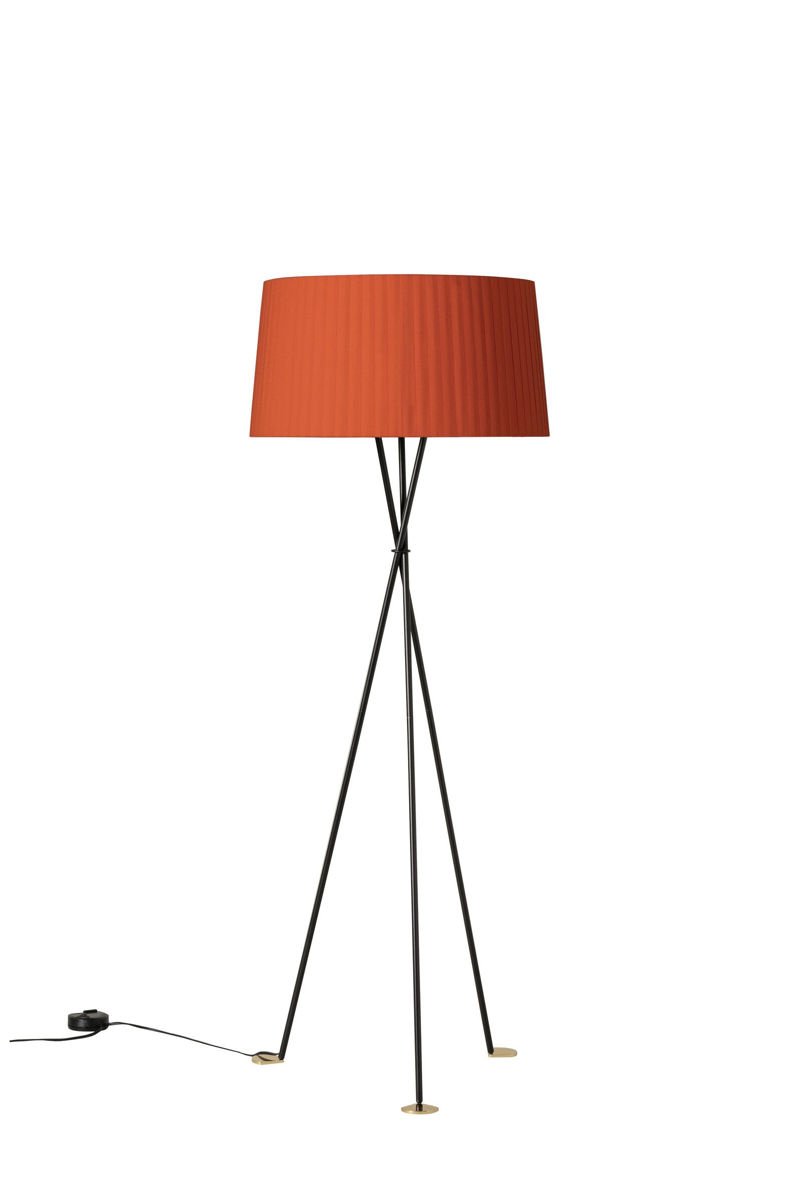 Tripode G5 Floor lamp amber red Santa & Cole 