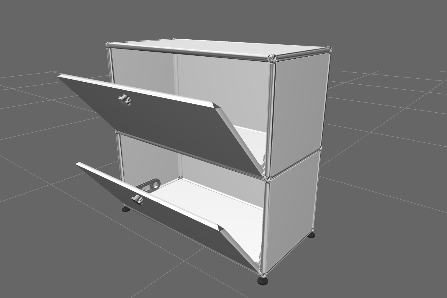 USM Haller Sideboard 2 Flaps Pure white - FAST DELIVERY    