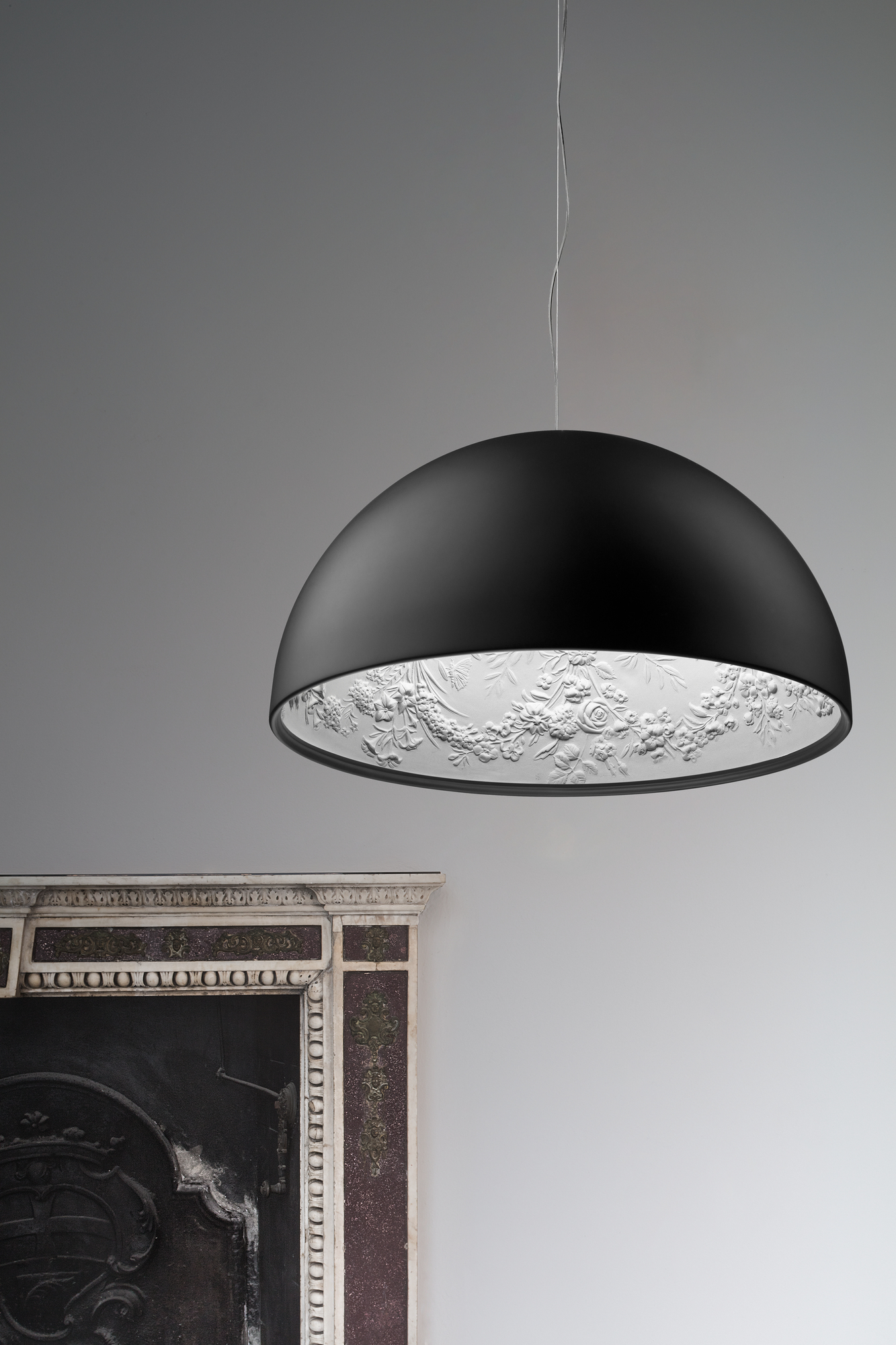 Skygarden 1 Pendant light Flos Rust brown