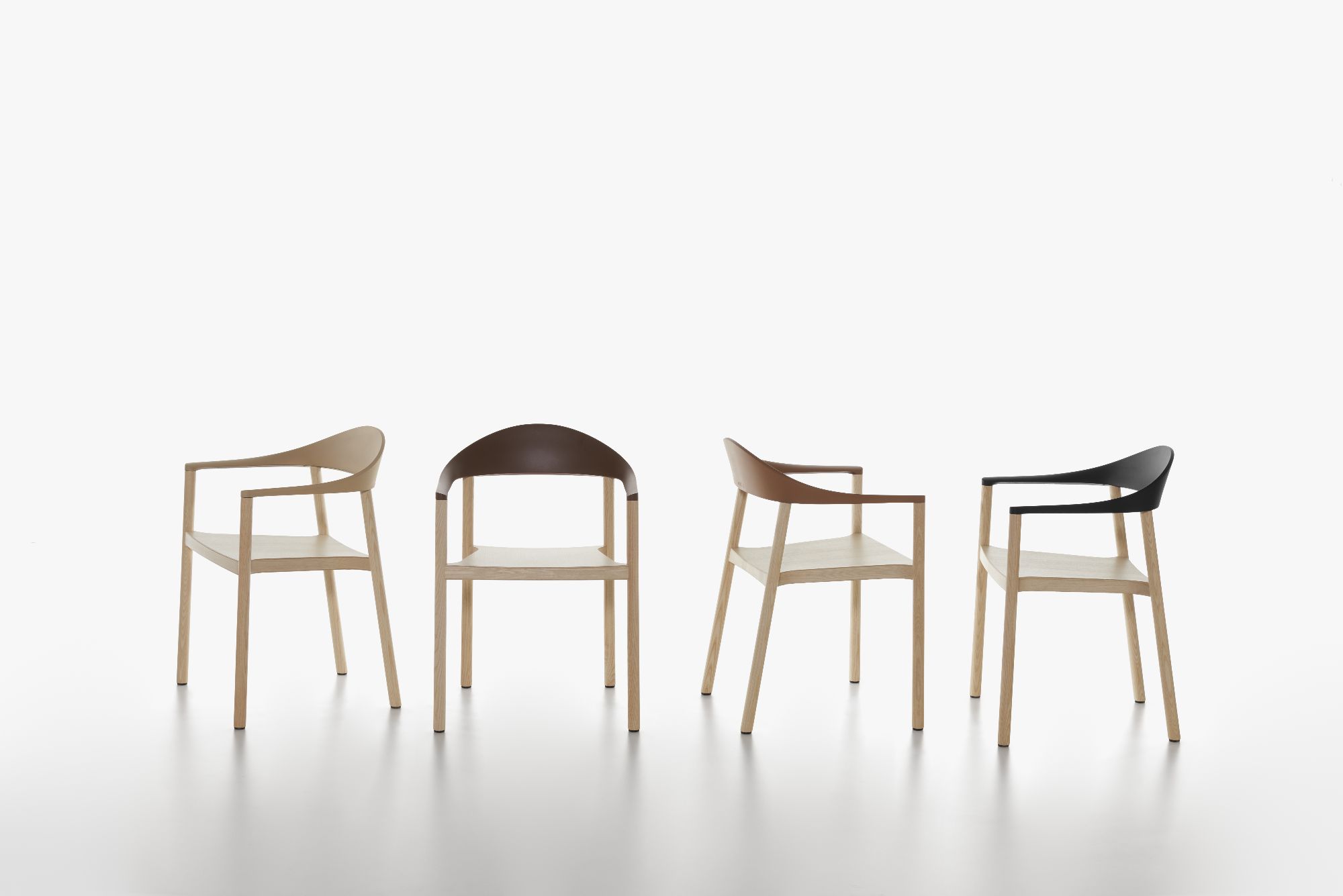 Monza Armchair Armrest Chair Plank