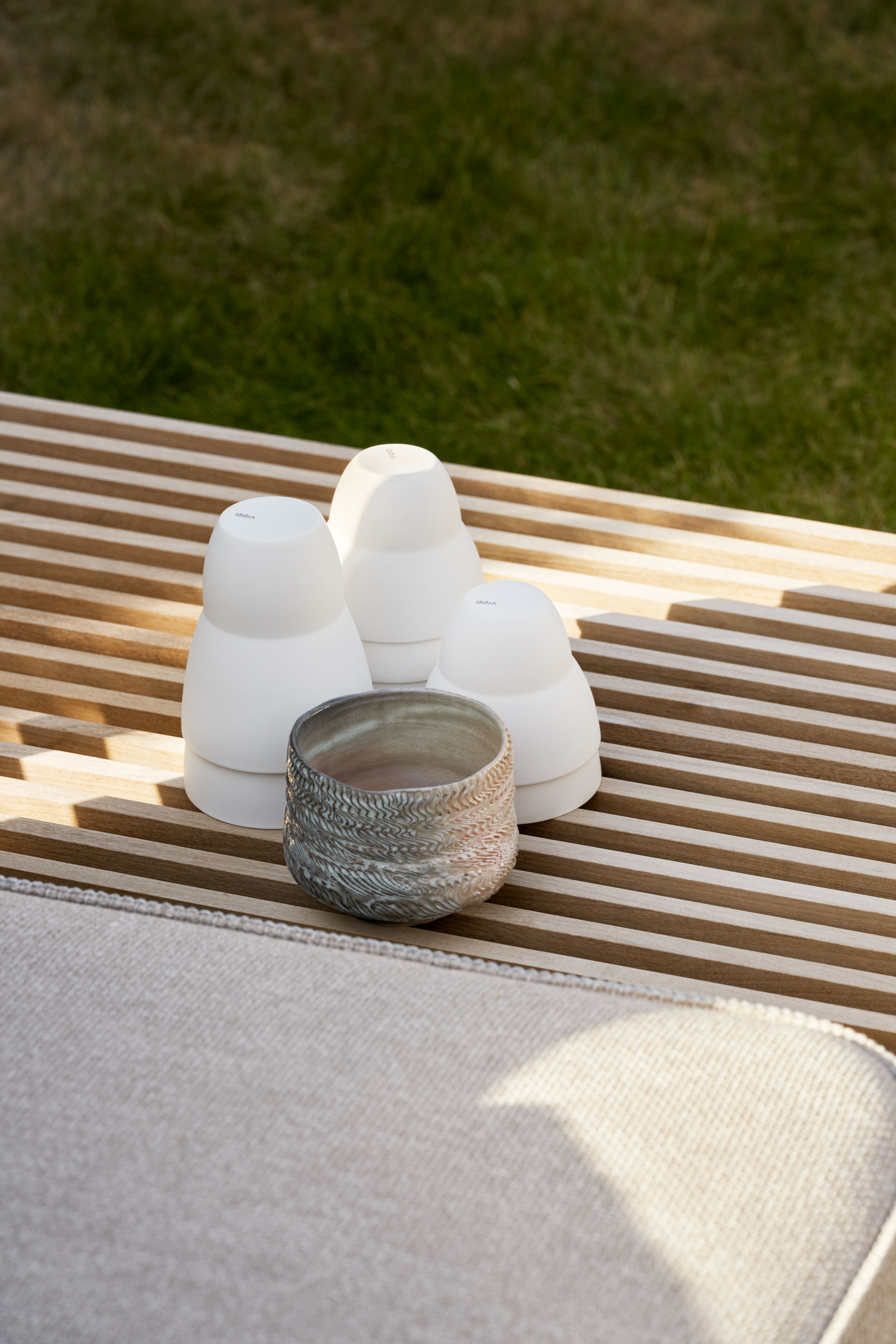 Open-Air Outdoor Sofa open end left Vipp
