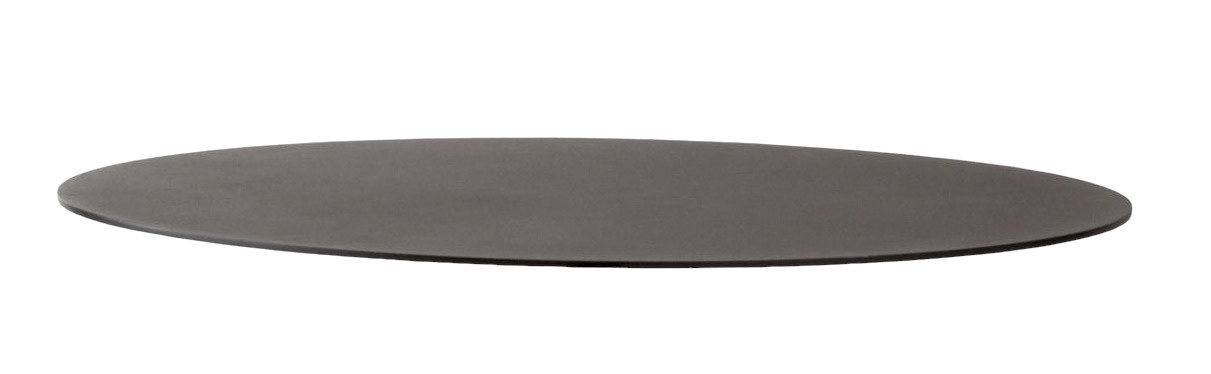 LATO LN8 metal plate WARM BLACK Andtradition SINGLE PIECE