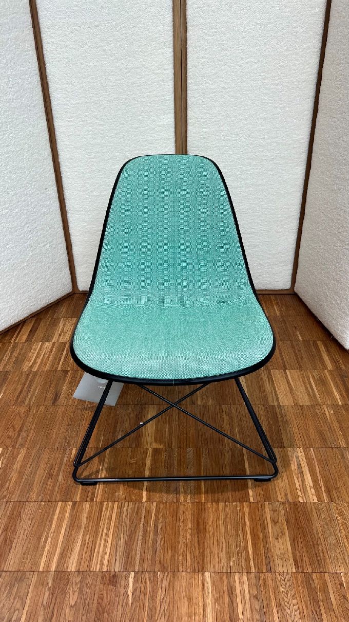 Eames Plastic Side Chair LSR Fully Upholstered Chair Vitra EXHIBITION PIECES