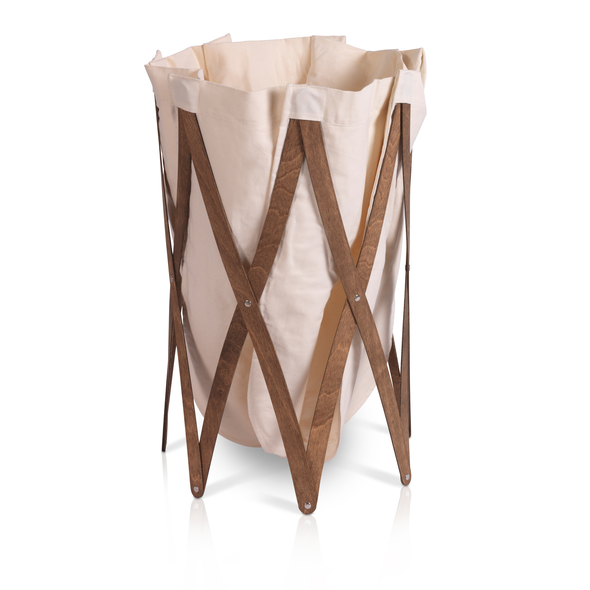 Marie Pi Laundry basket Klein &amp; More walnut beige