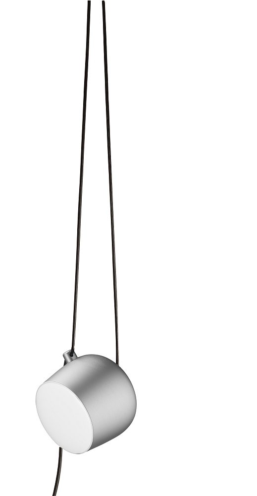Aim 3-er Set Pendant light Flos silver anodized Aim 3-er Set Pendant light Flos silver anodized