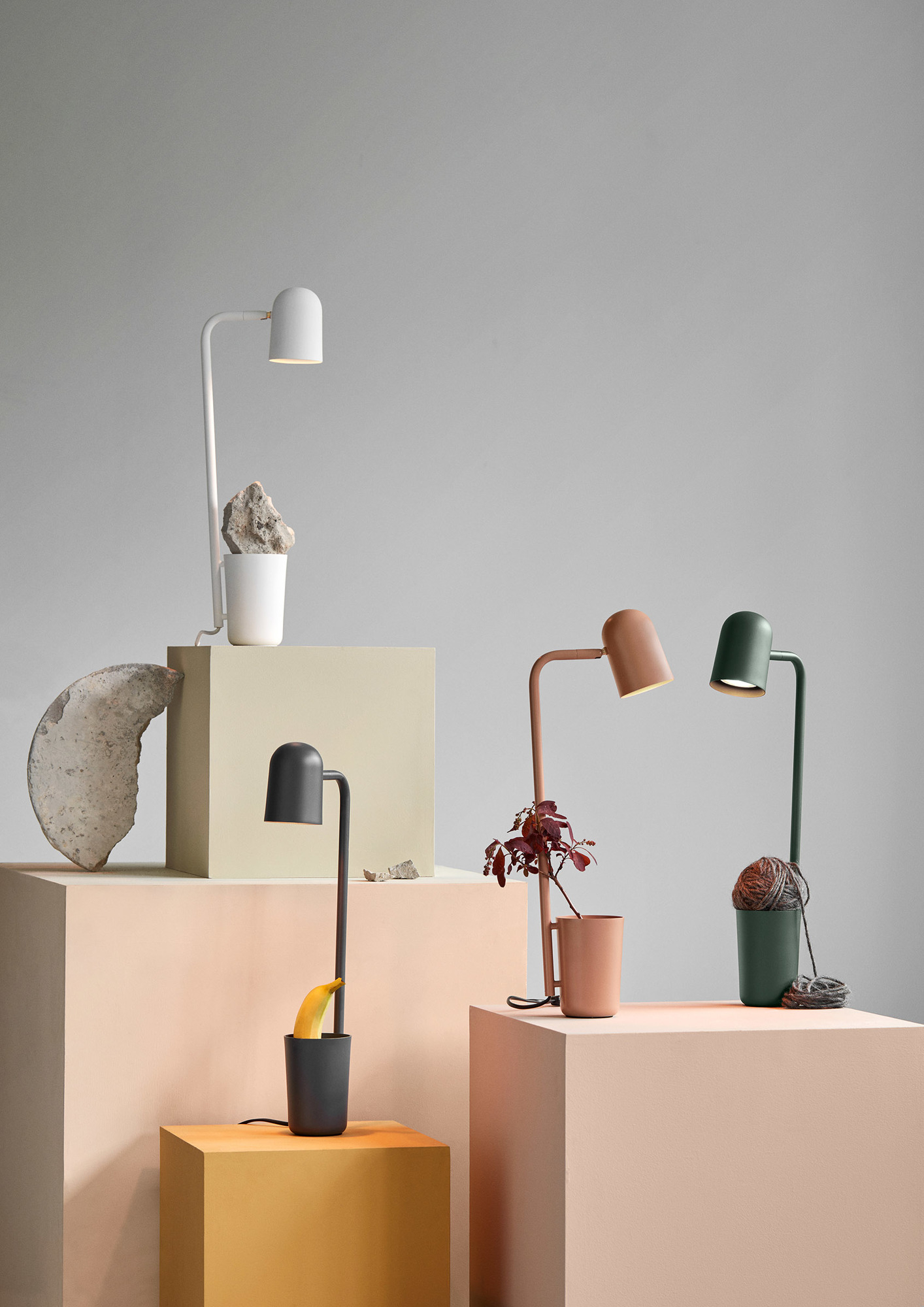 Buddy LED Table Lamp dark green Northern