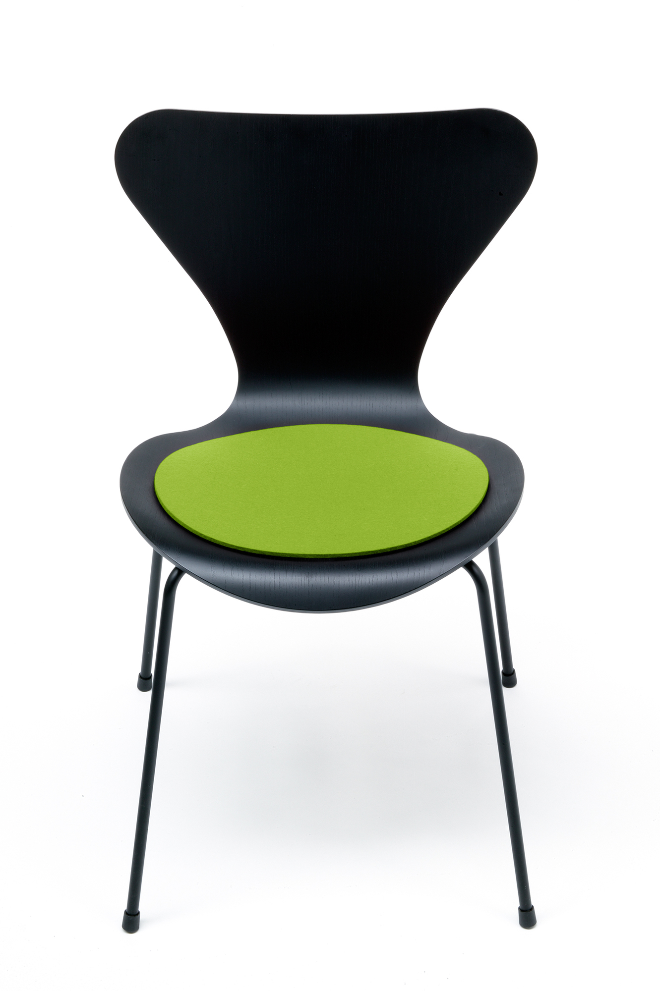 Seat pad - Felt pad Fritz Hansen 3107 Chair May green Hey Sign
