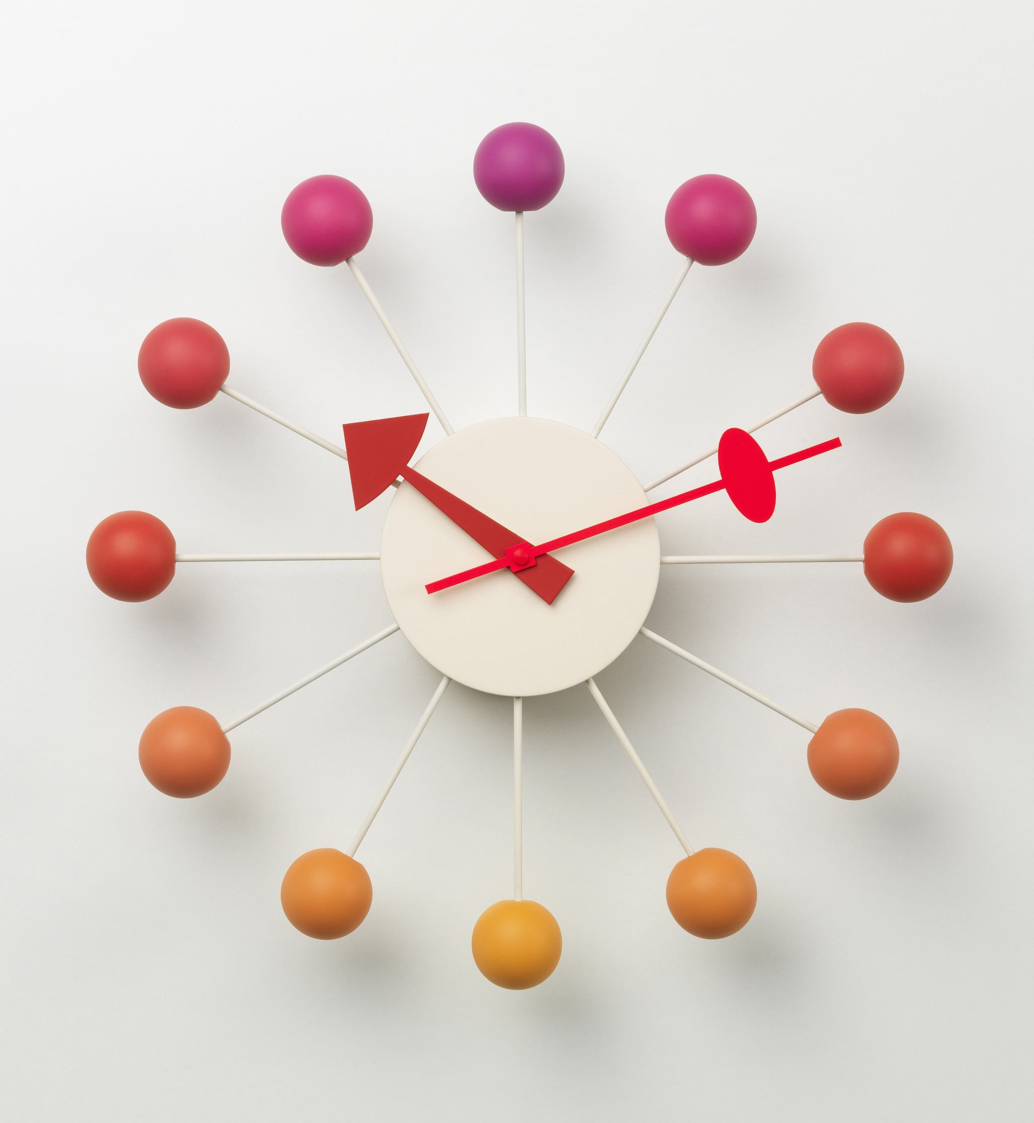 Ball Clock Wall Clock Sunset Vitra LIMITED EDITION 