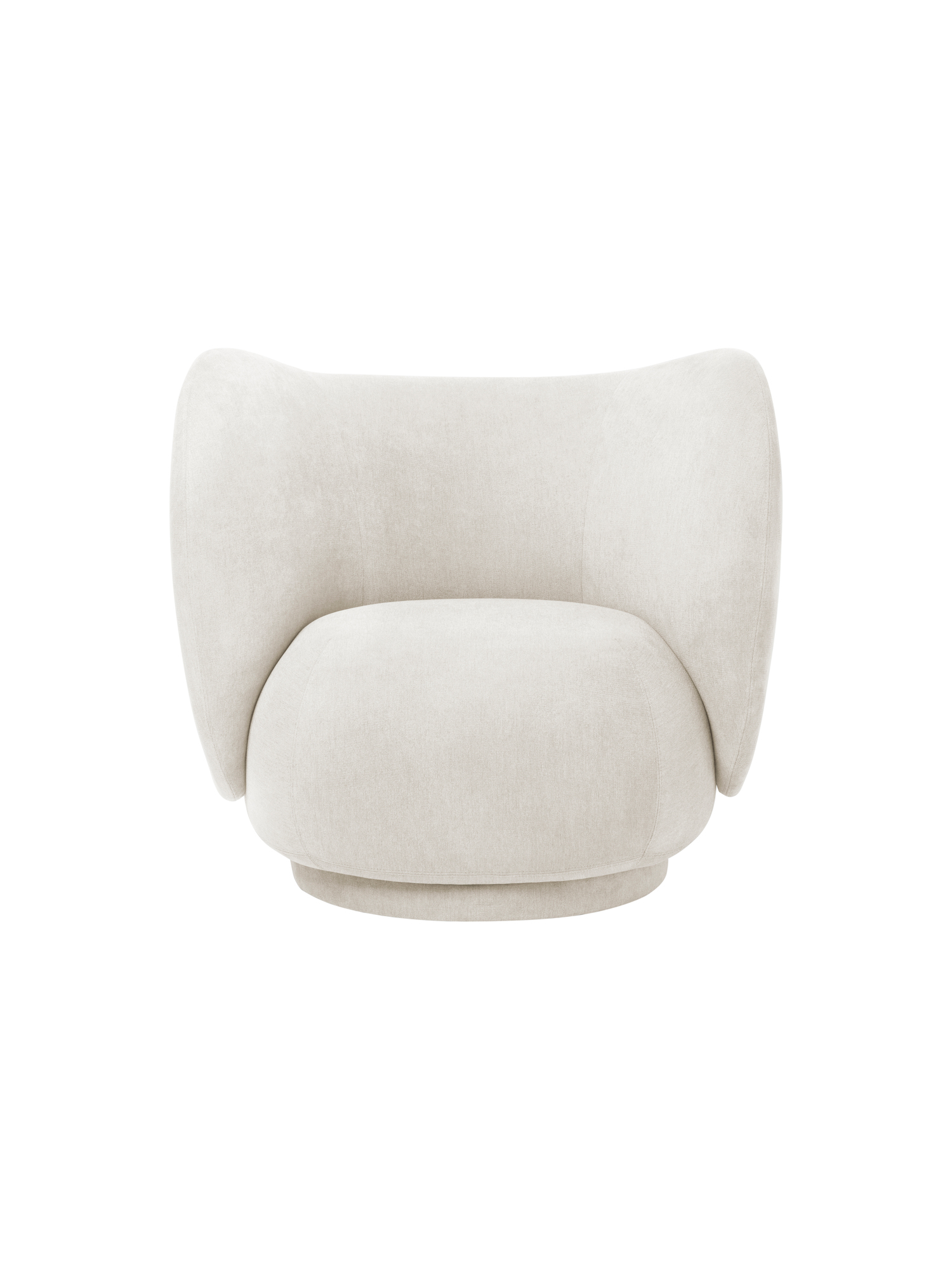 Rico Lounge Chair Brushed Ferm Living White
