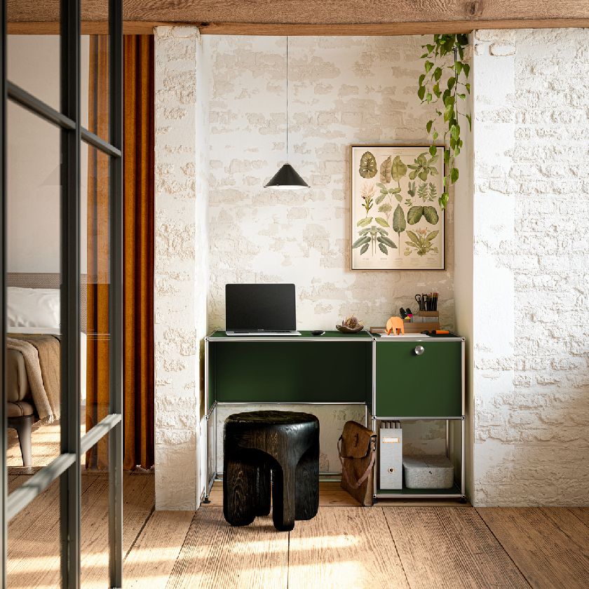 USM Haller desk B21 pure white
