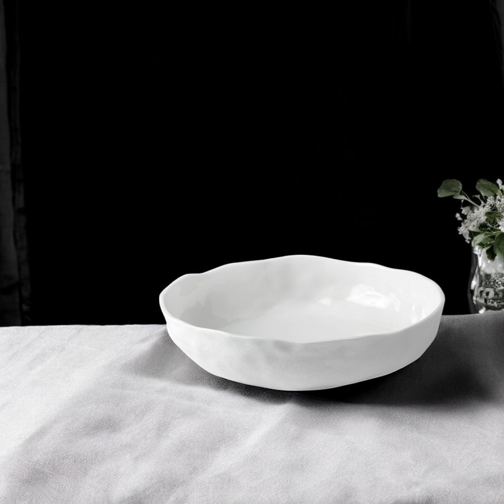 Indulgence" bowl porcelain wheels