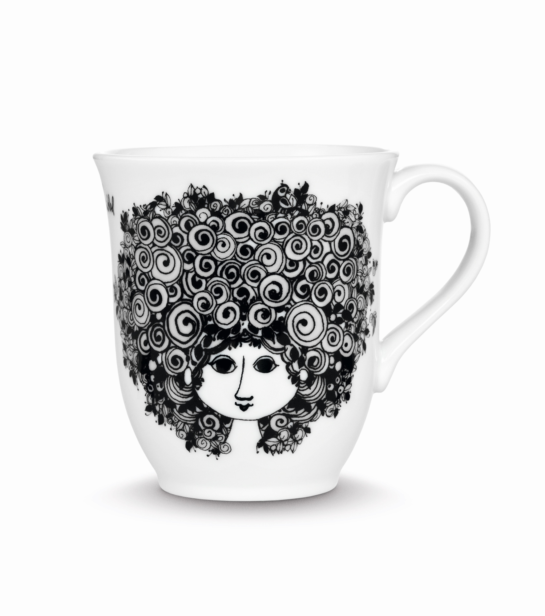 Rosalinde mug black Bjorn Wiinblad SINGLE PIECES