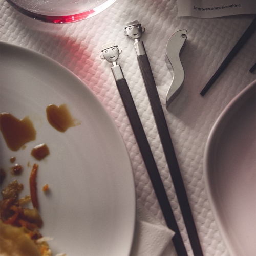 AM44SET2 Anna Stick chopsticks Alessi