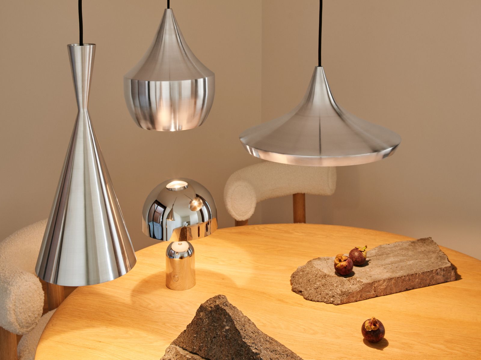 Unbeaten Wide pendant light Tom Dixon