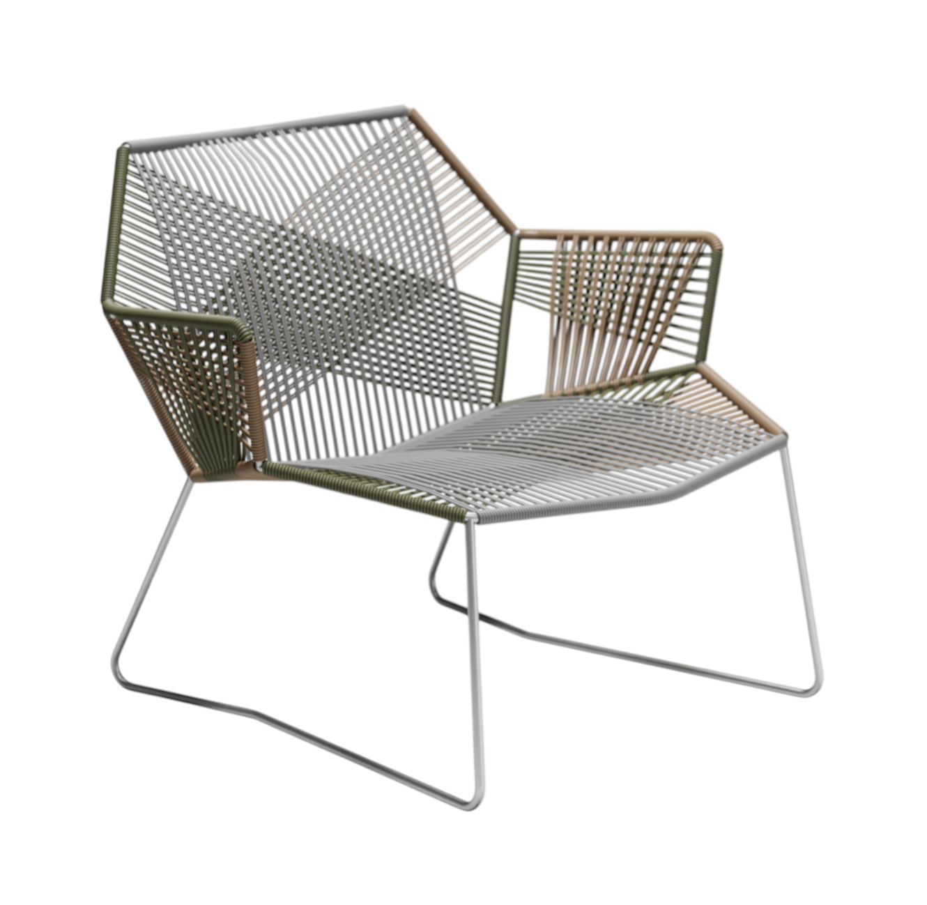 Tropicalia TR0 Armchair lacquered with armrests Moroso