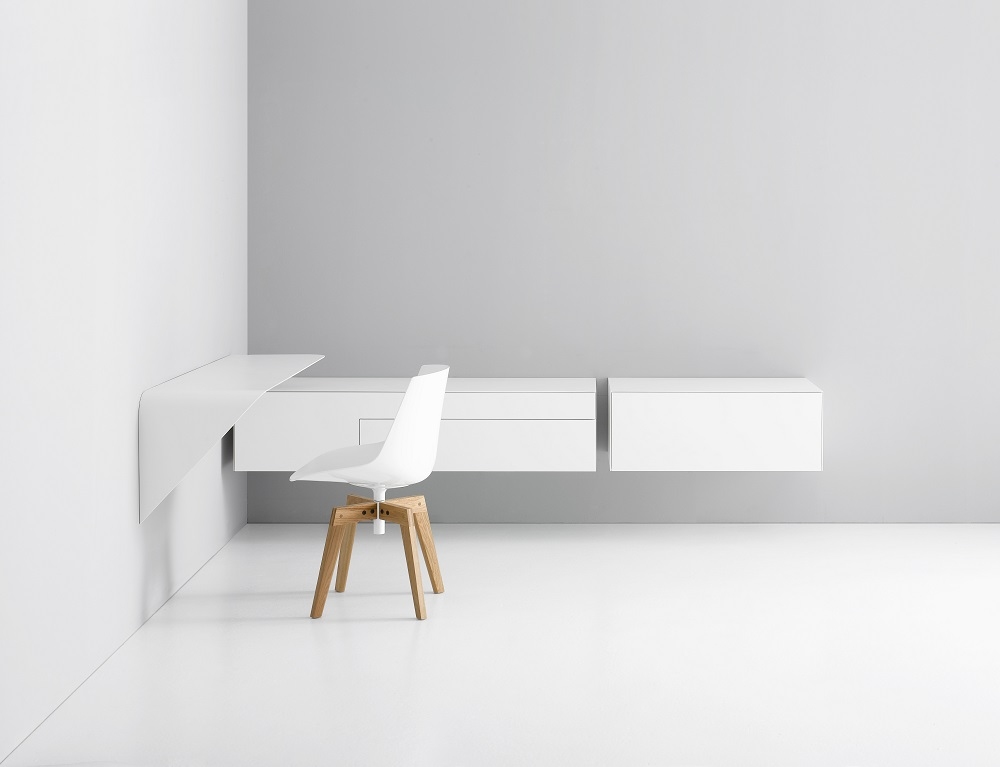 Mamba Light rack / wall bureau MDF Italia