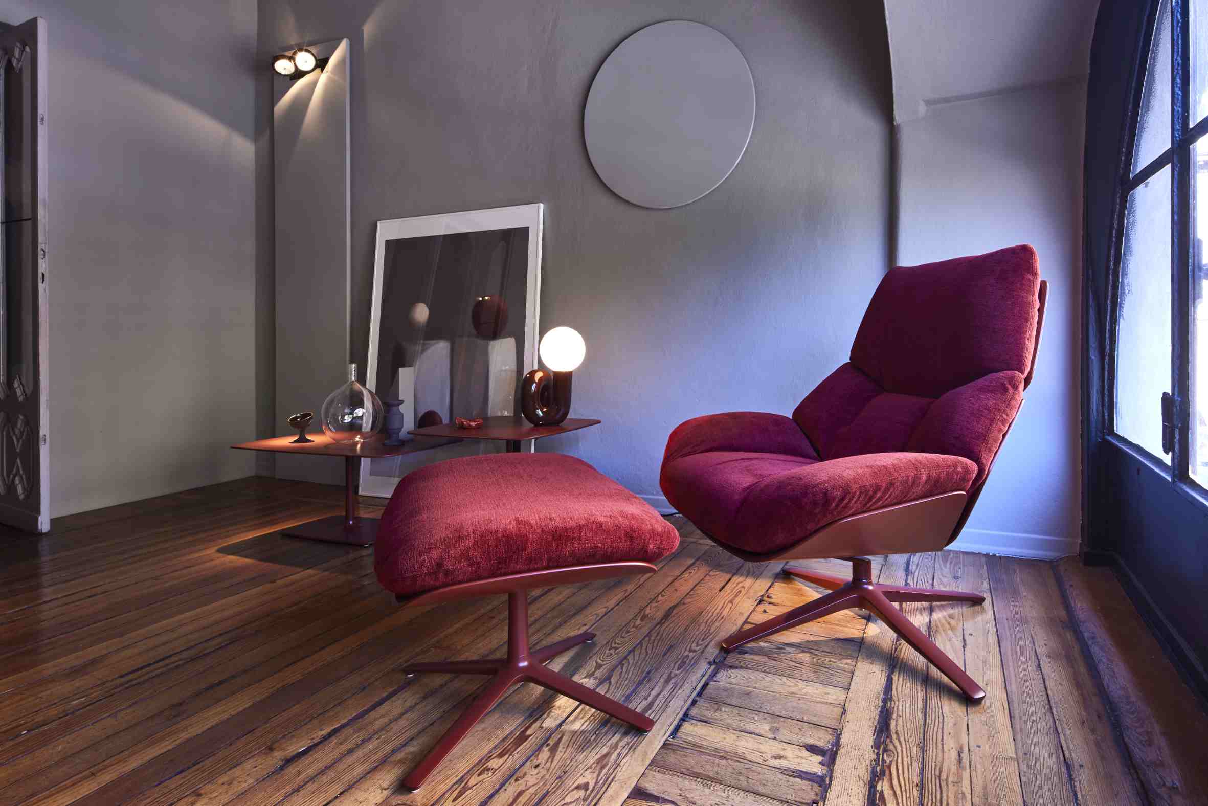 Shrimp 23 Swivel Armchair Cor