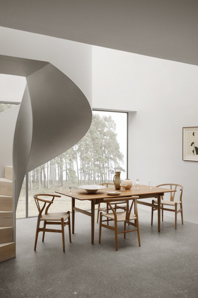Dining Set 2 CH327 W 248 cm + 6x CH24 Chair Teak Carl Hansen & Søn 