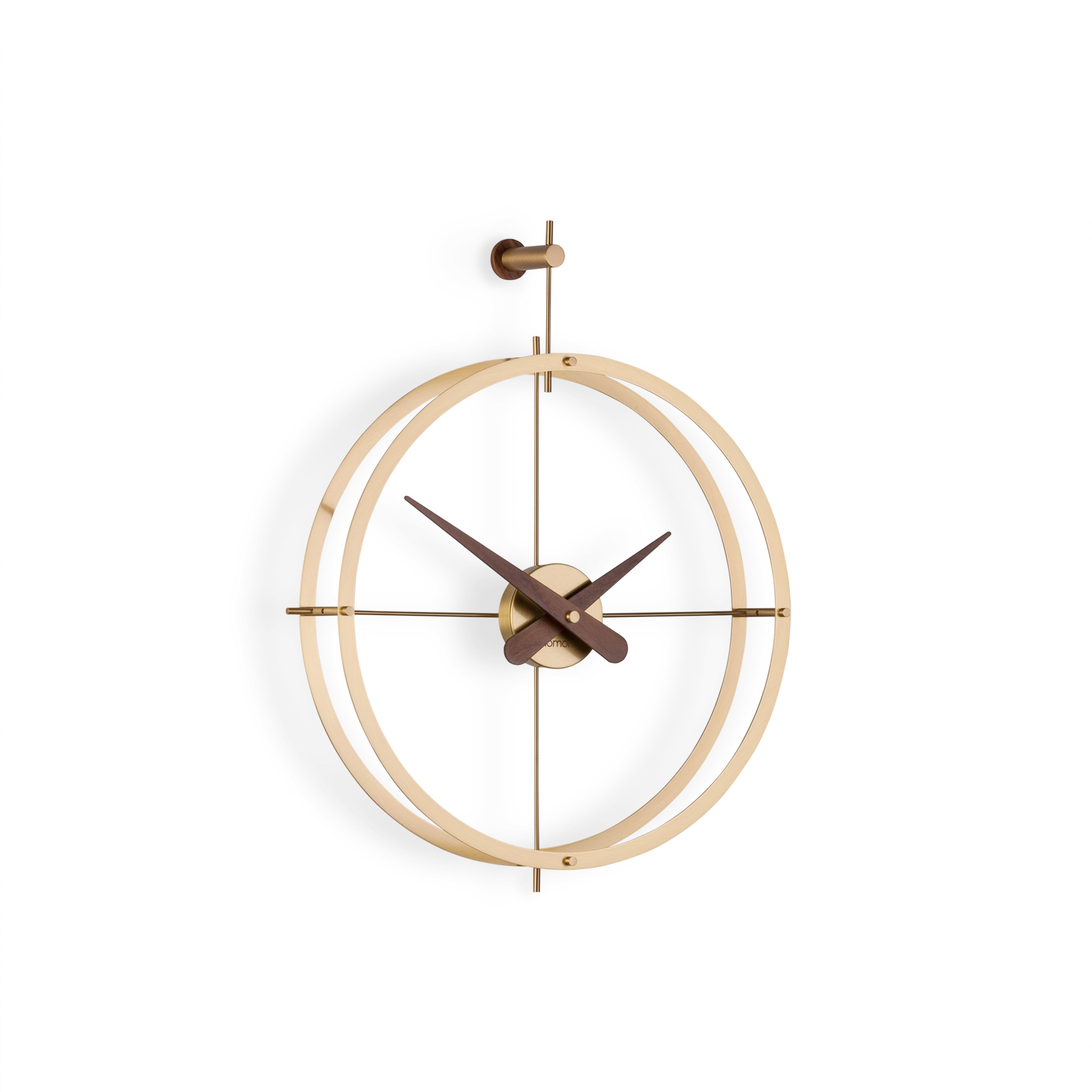 2 Puntos Premium Gold clock Ø43cm Nomon