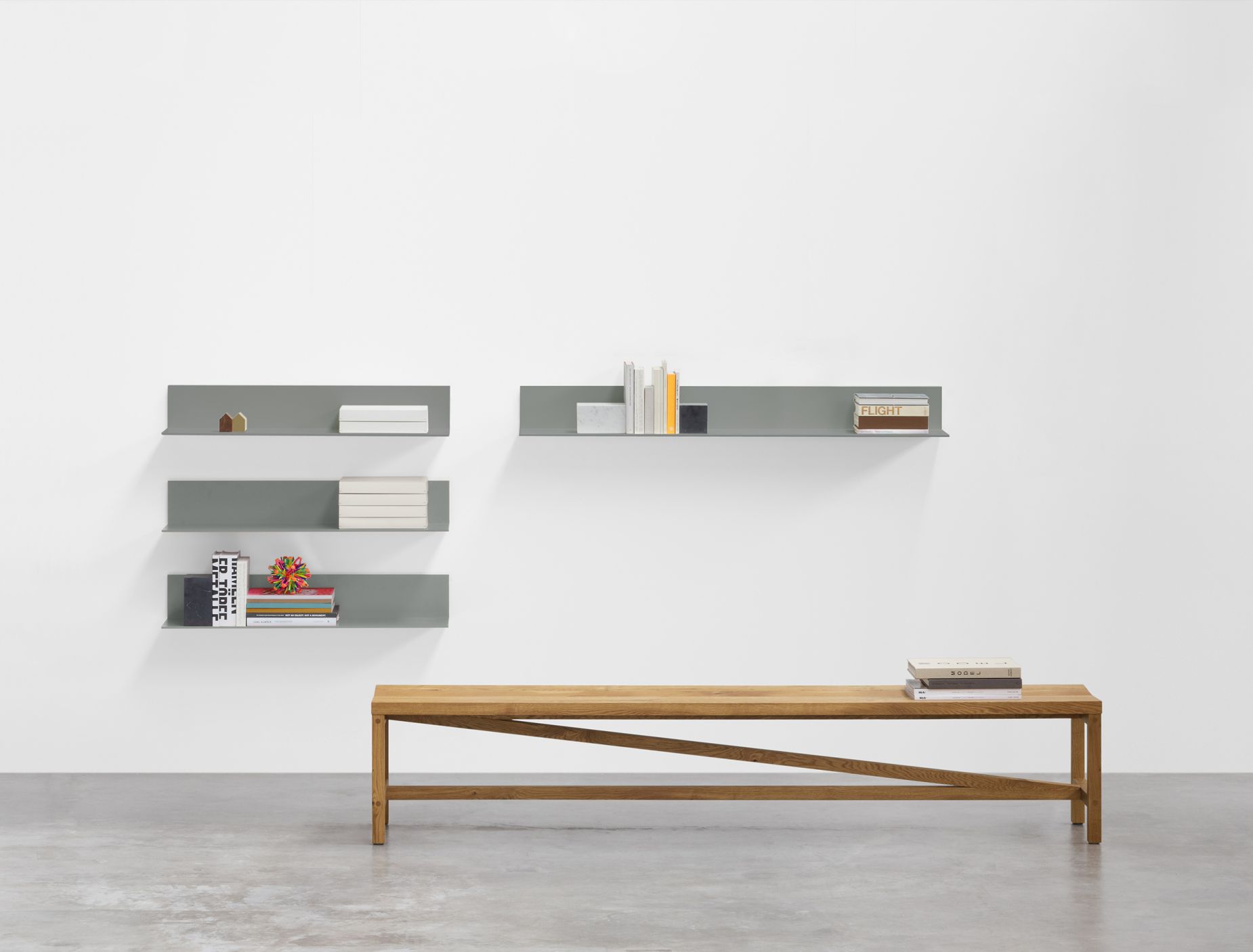 AC11 Stop Bookend e15 black H 10