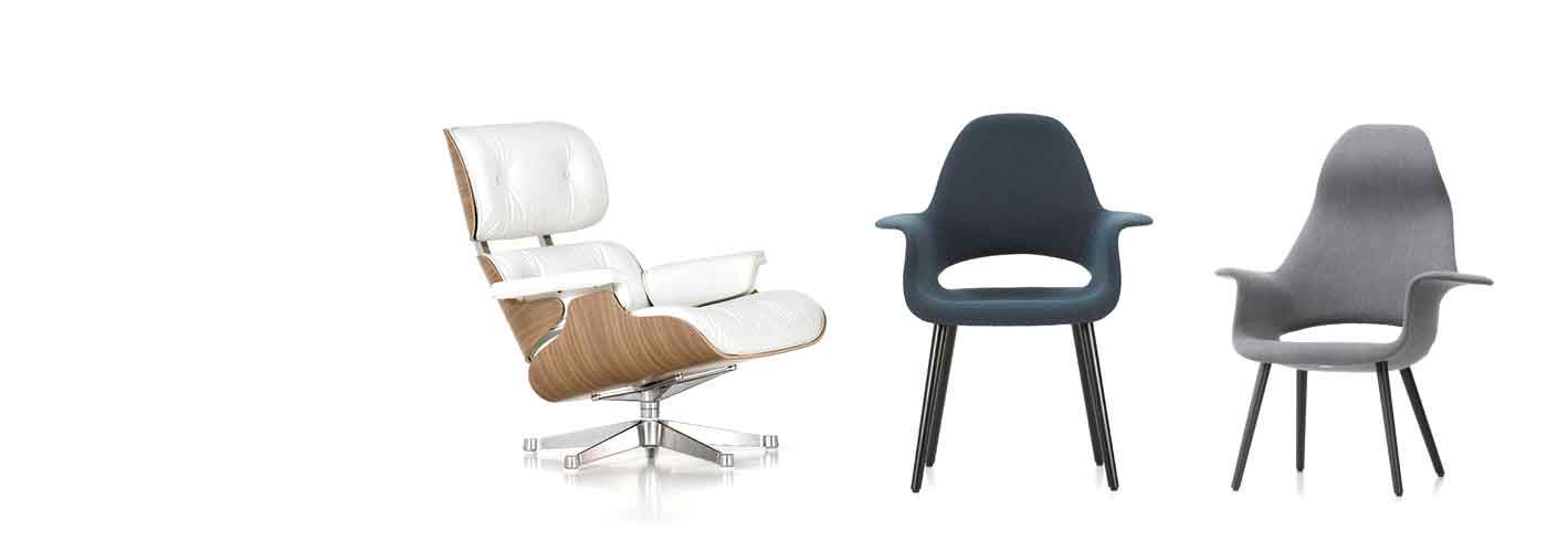 Eames armchairs