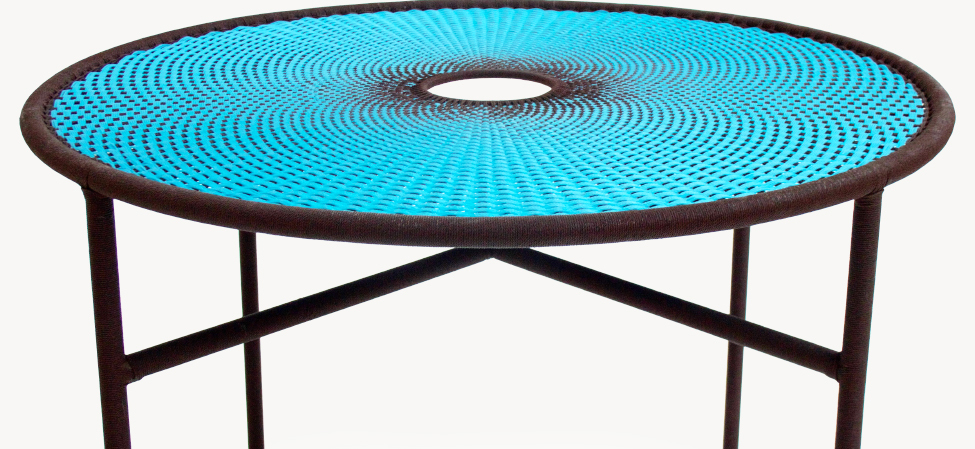 Banjooli Tisch M' Afrique Collection Moroso-Gelb / Schwarz