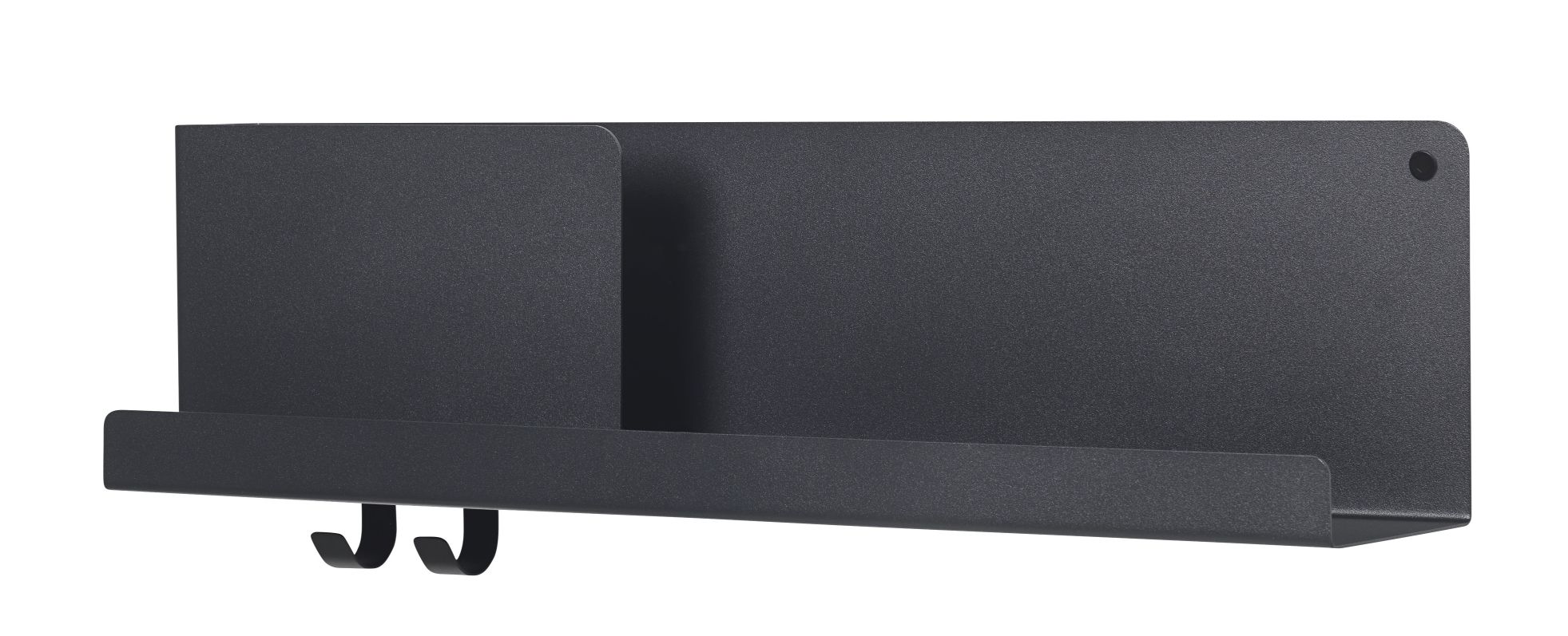 Folded Shelves Shelf Black 63x16,5 cm Muuto