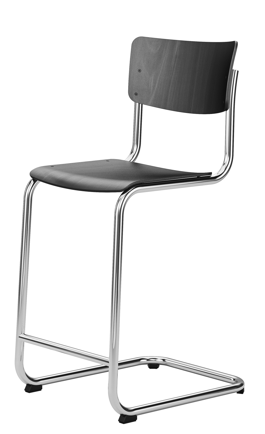S 43 HT Tubular Steel Classic Barstool Thonet