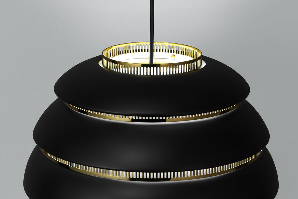 A331 Beehive Pendant light black Artek QUICK SHIP