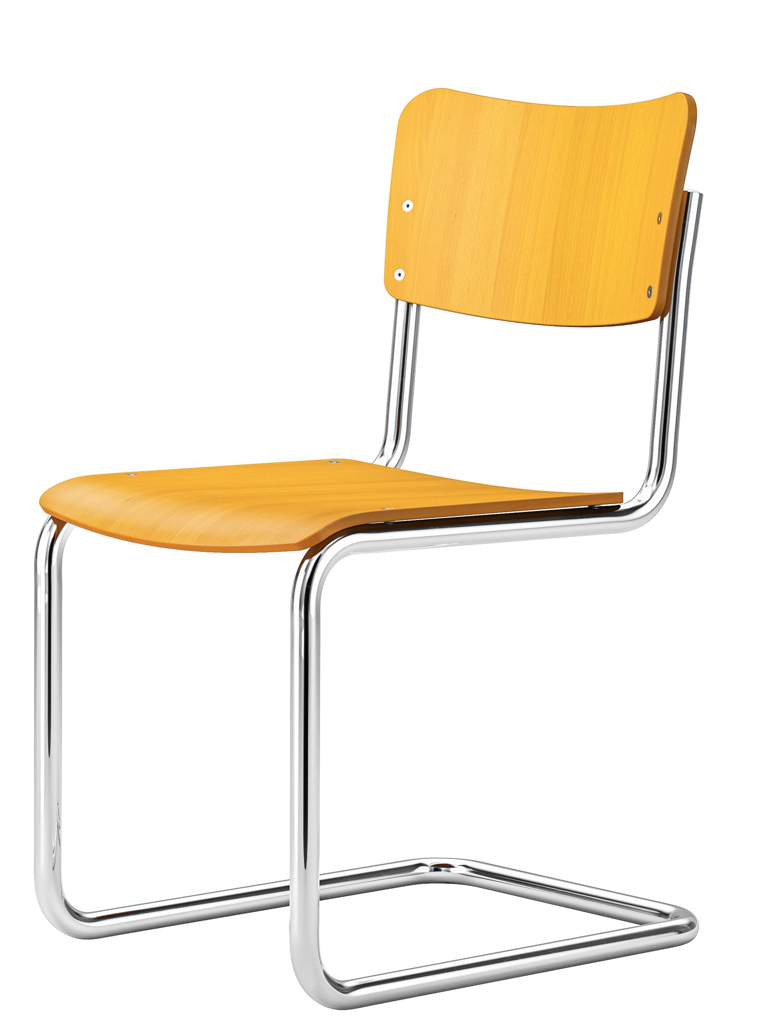 S 43 K Children's Chair Cantilever Thonet Amber yellow