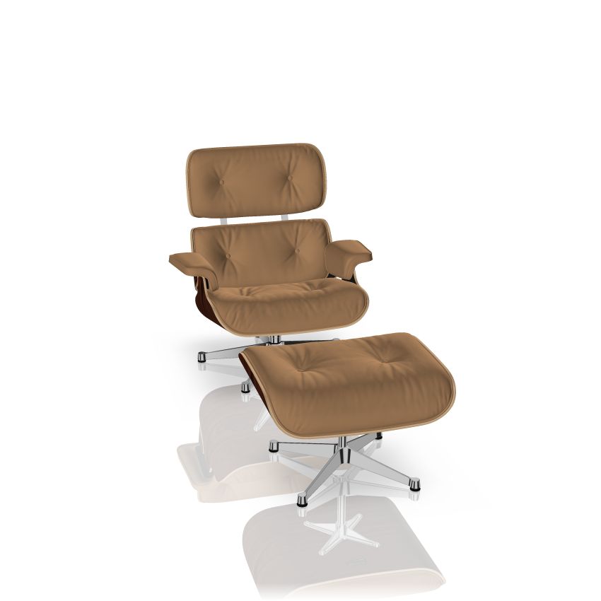 Chair with slide under ottoman online