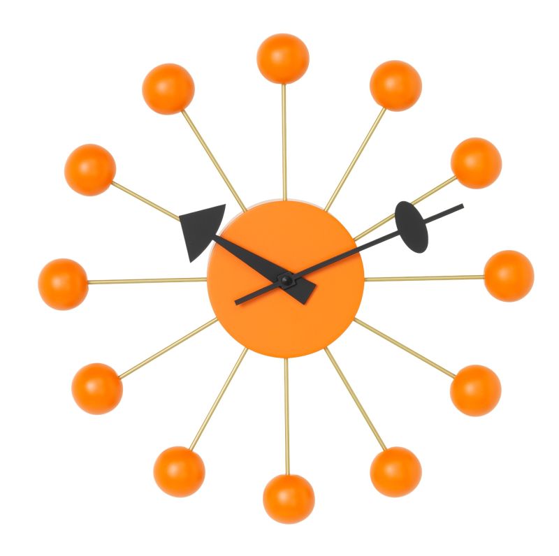 Ball Clock - orange