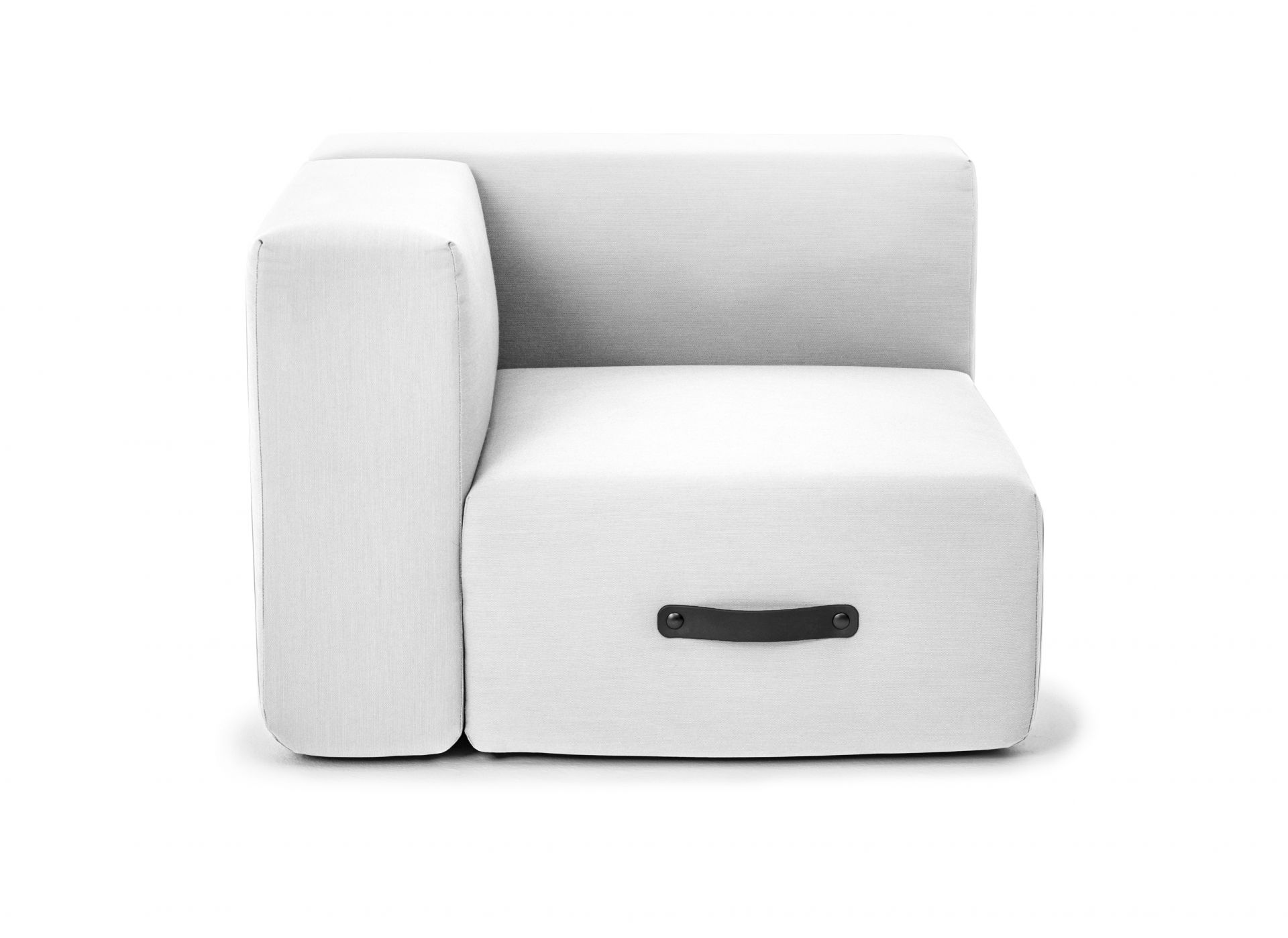 Miamia Outdoor Sofa Corner Module Left Light Grey Conmoto Miamia Outdoor Sofa Corner Module Left Light Grey Conmoto