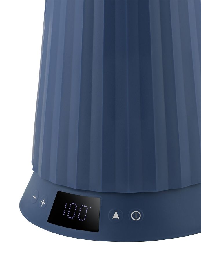 MDL21 Plissé kettle with temperature control Alessi Blue
