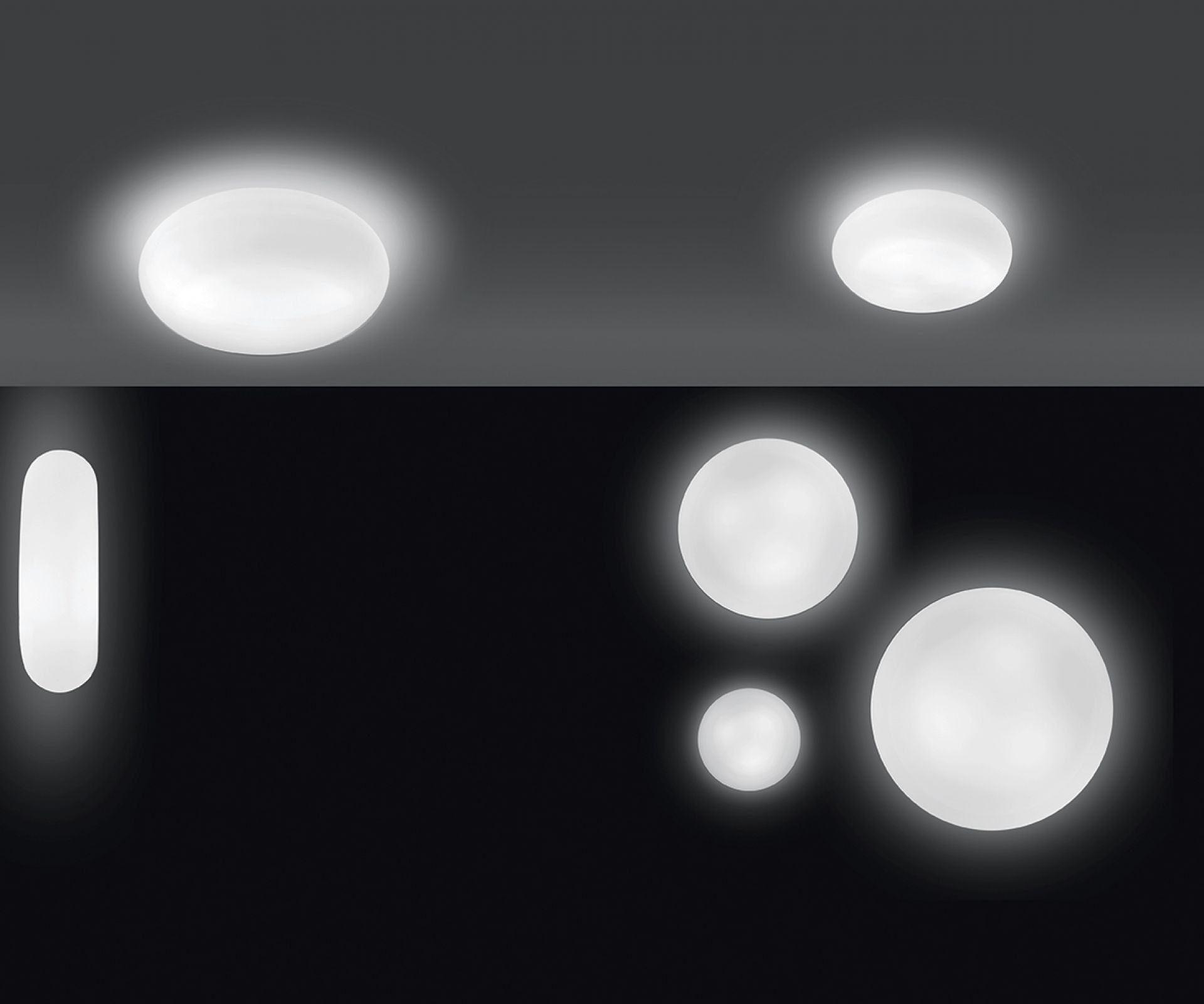 Itka 20 Wall/Ceiling White Artemide