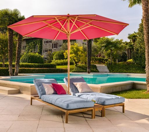 New Hampton Sun lounger outdoor Weishäupl