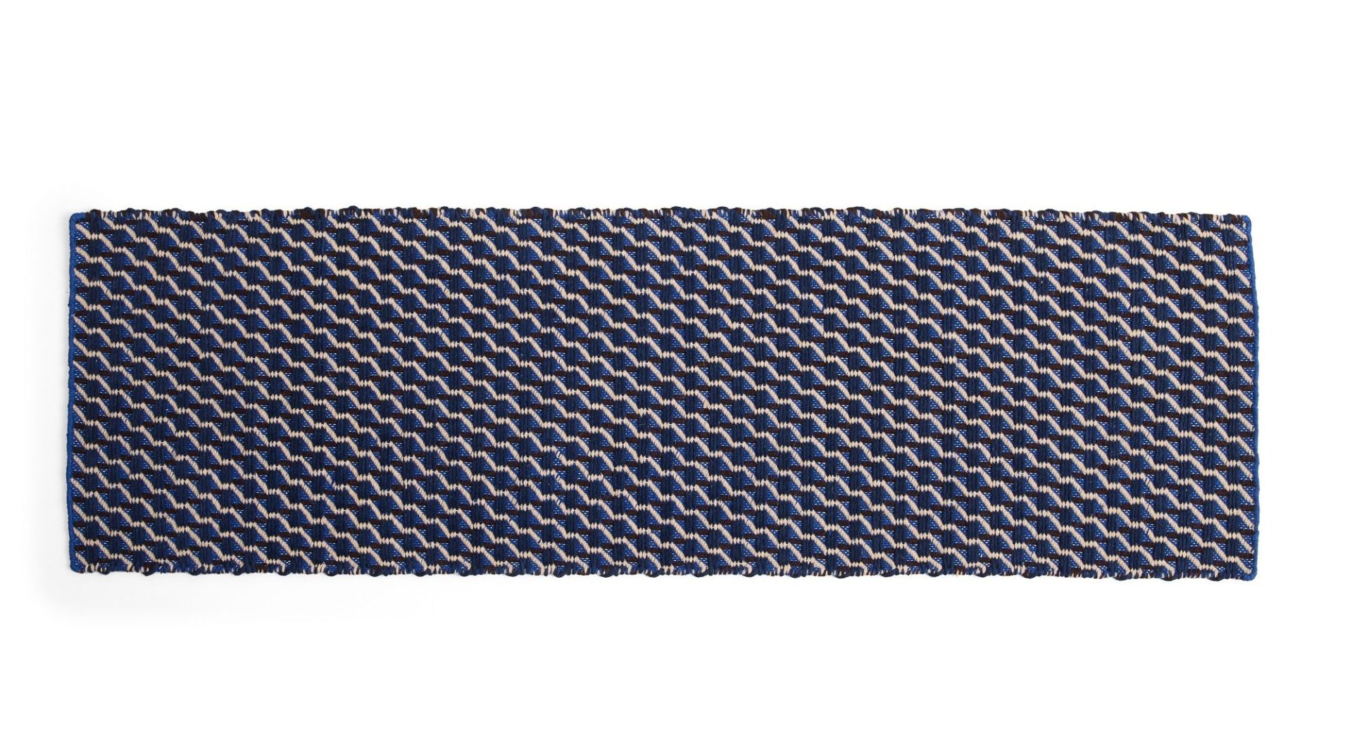 Channel Rug Blue-white Rug Hay