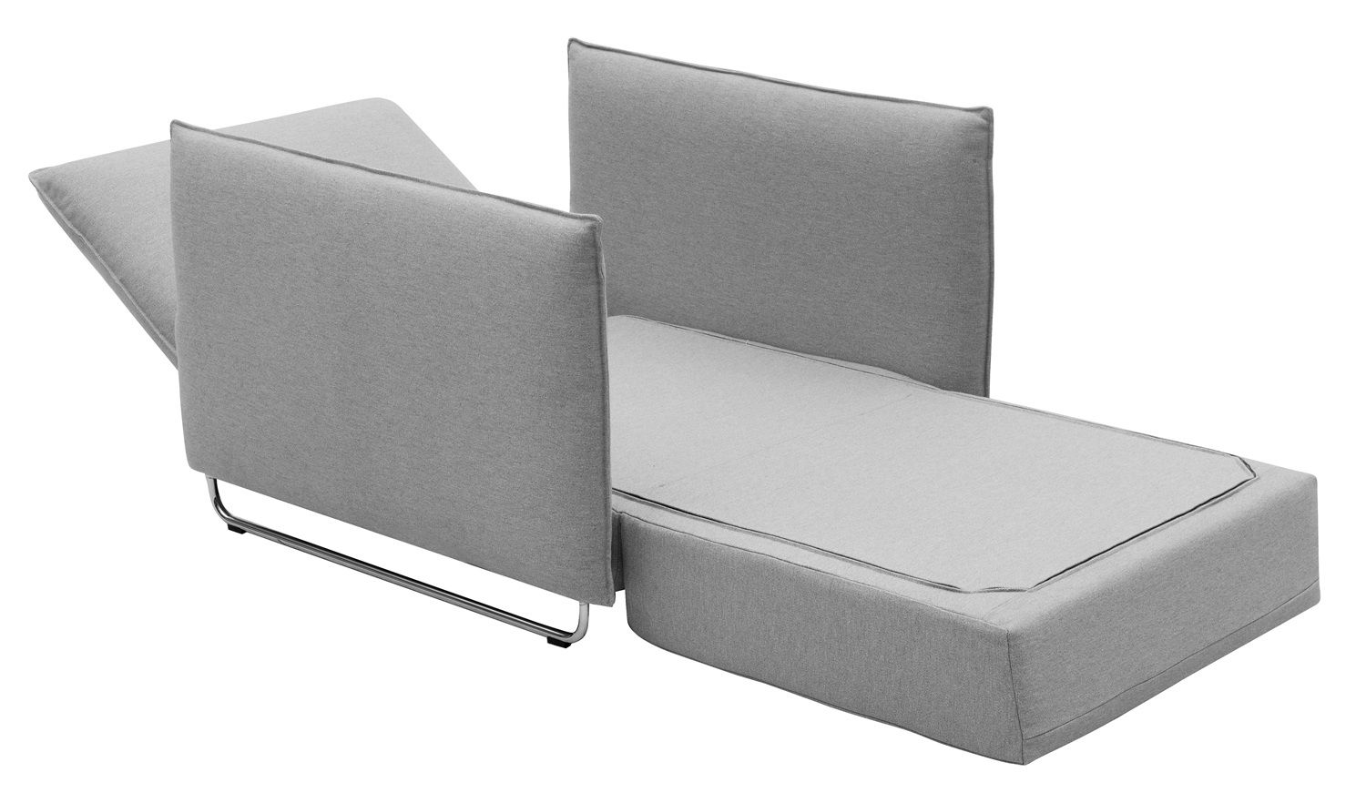 Softline corduroy armchair / armchair bed