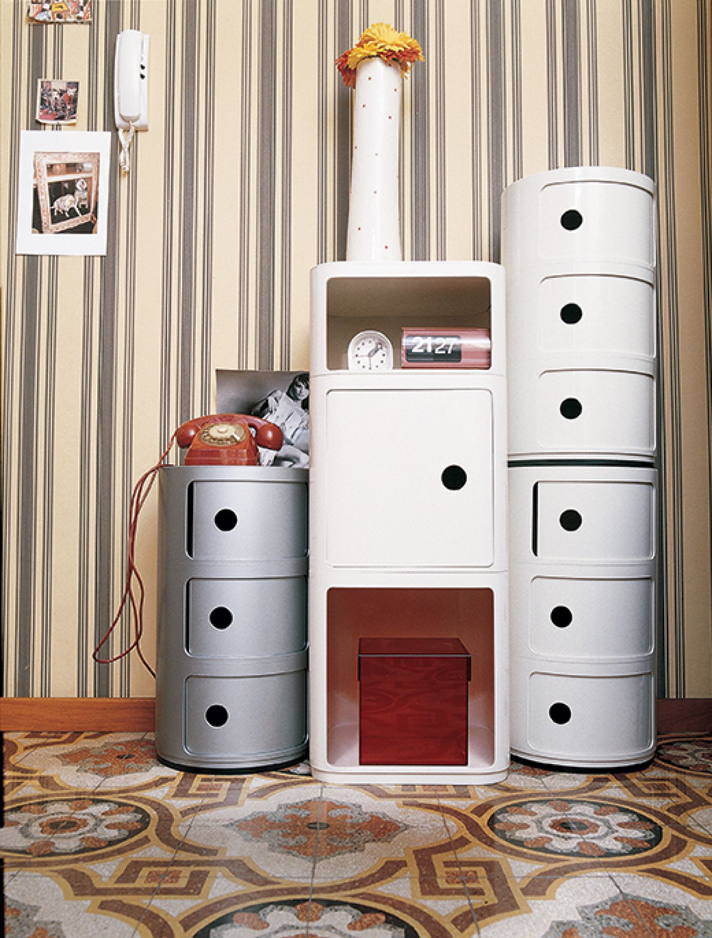 Componibili 4985 4 elements Kartell white