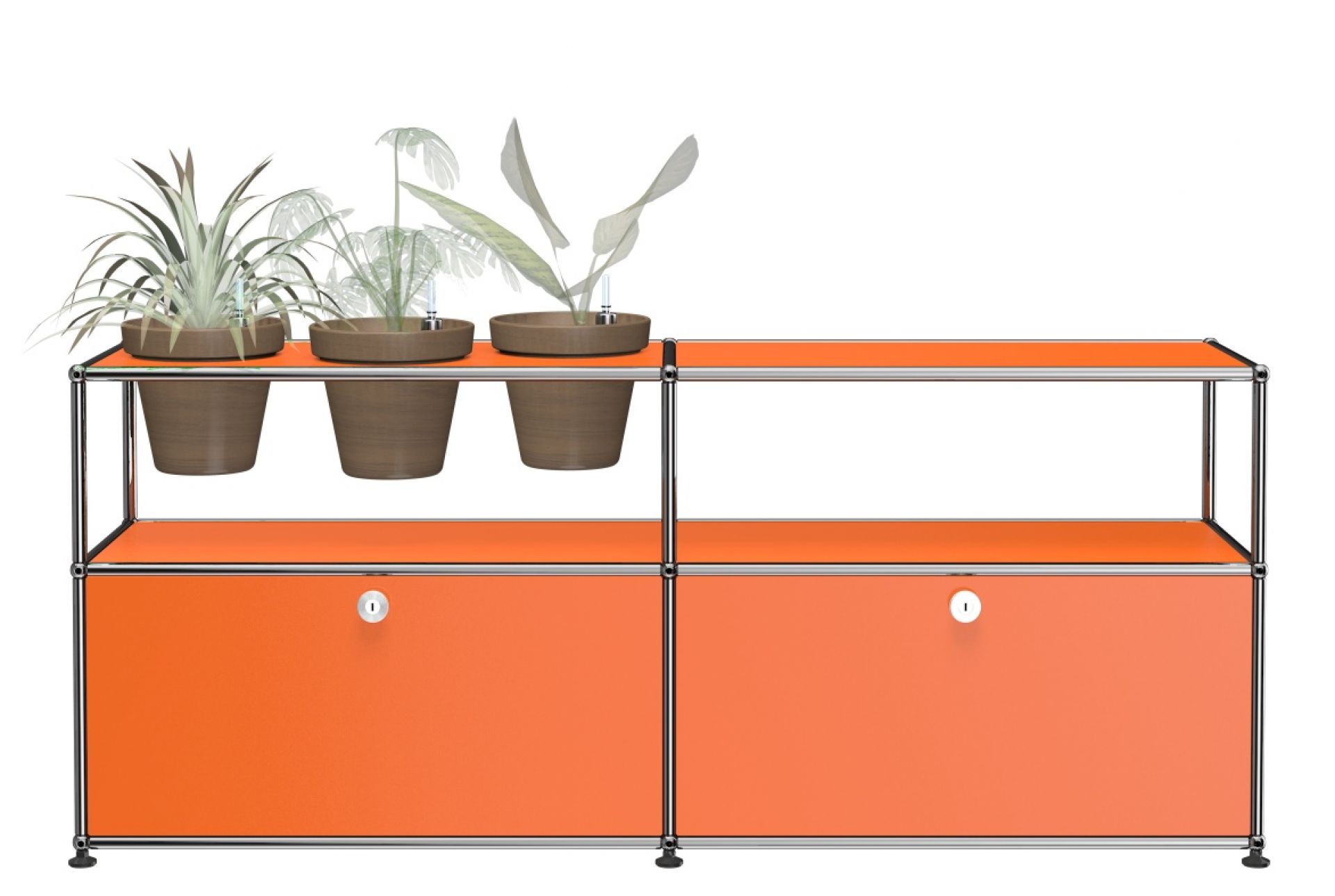 Plant worlds Sideboard Configuration 1 USM Haller Pure orange