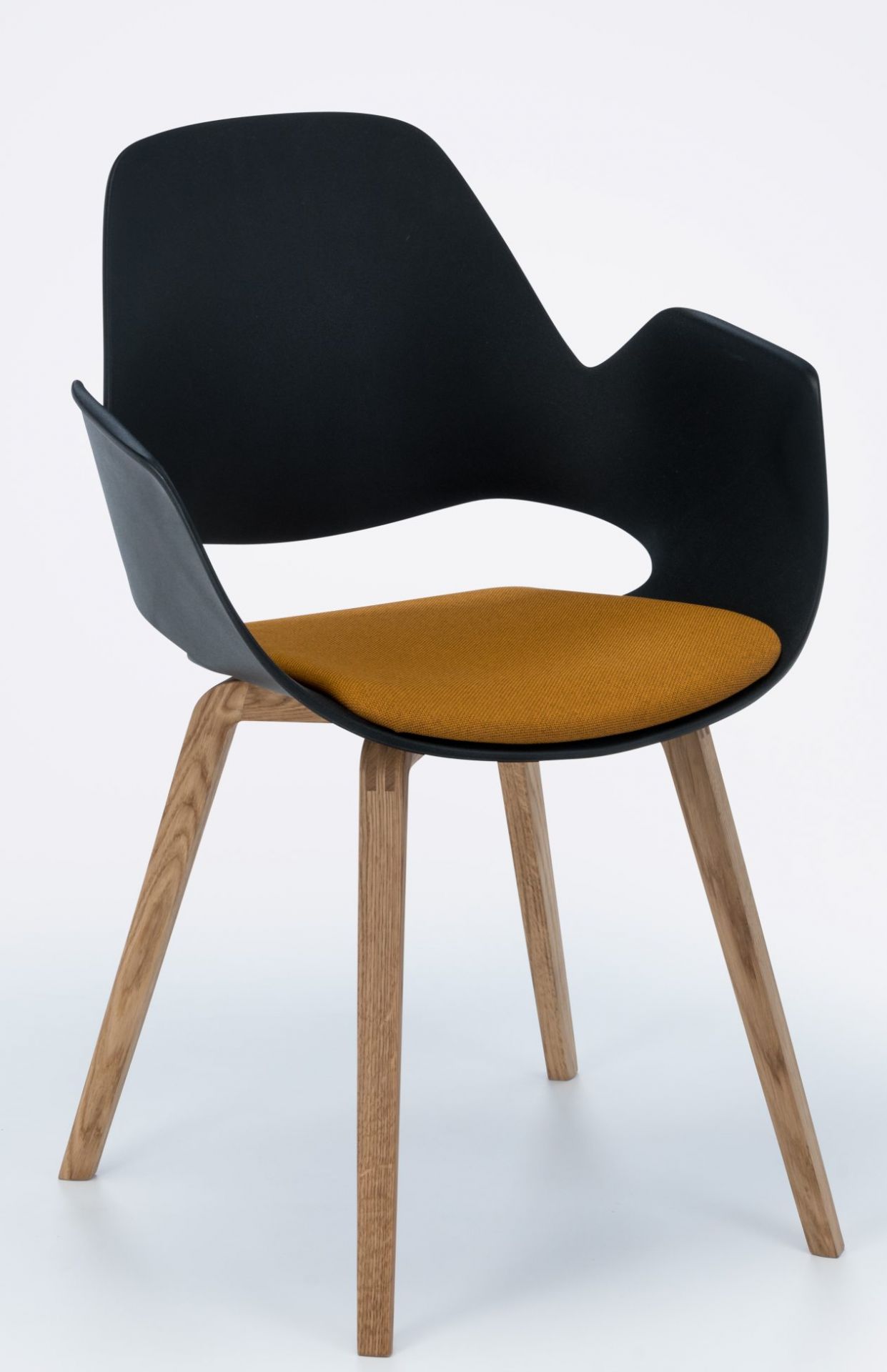 Falk Chair with Armrest Solid Oak Legs Houe