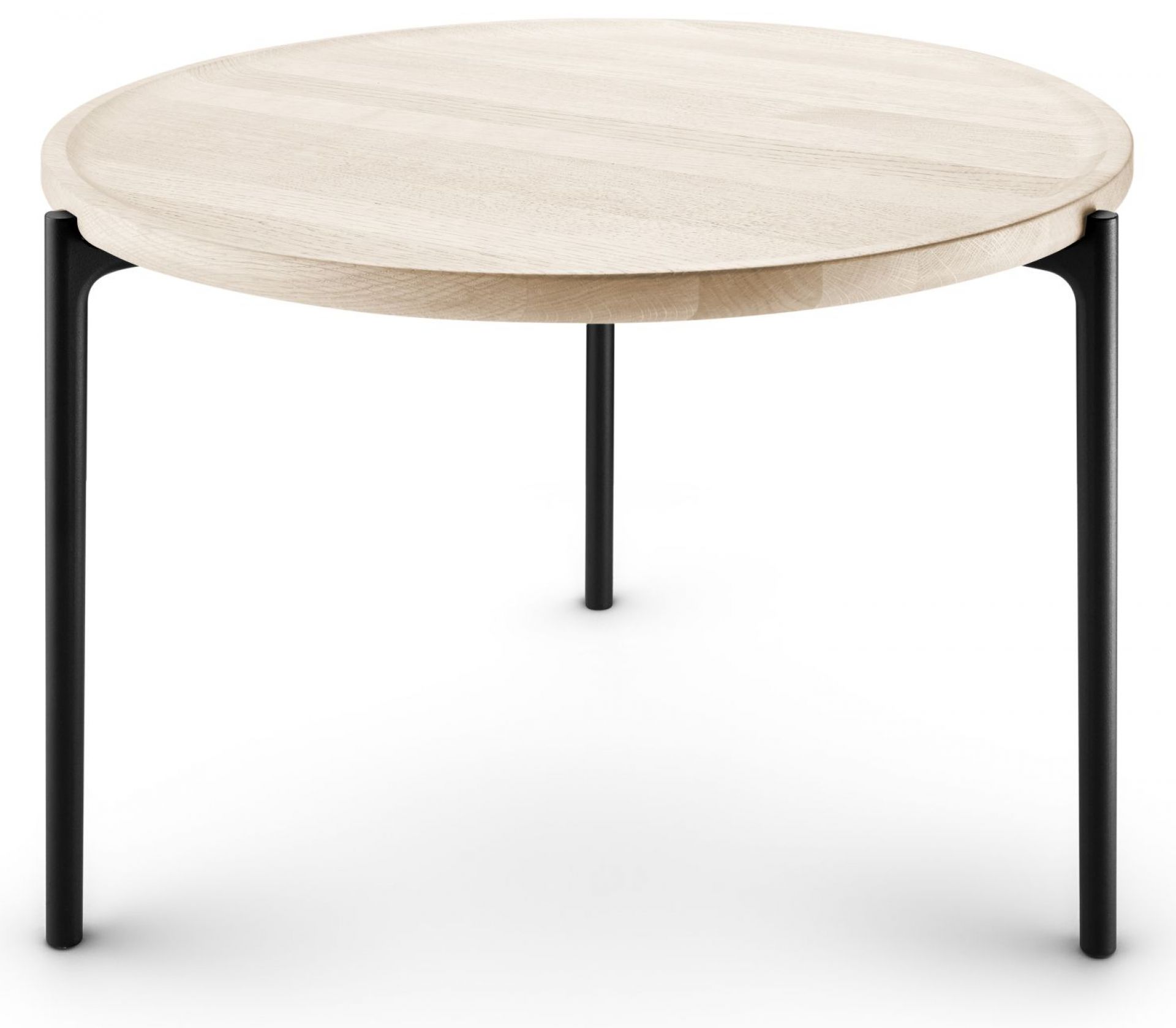 Savoye Round Oak Table - White ø 60 x H 42 cm Eva Solo